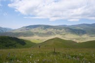Scenic Spring Landscape in Kazakhstan