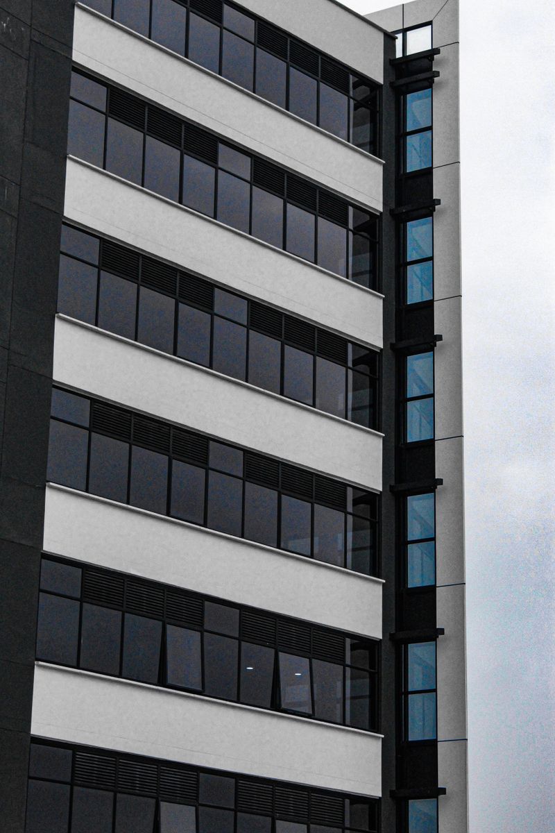 Modern corporate office building exterior