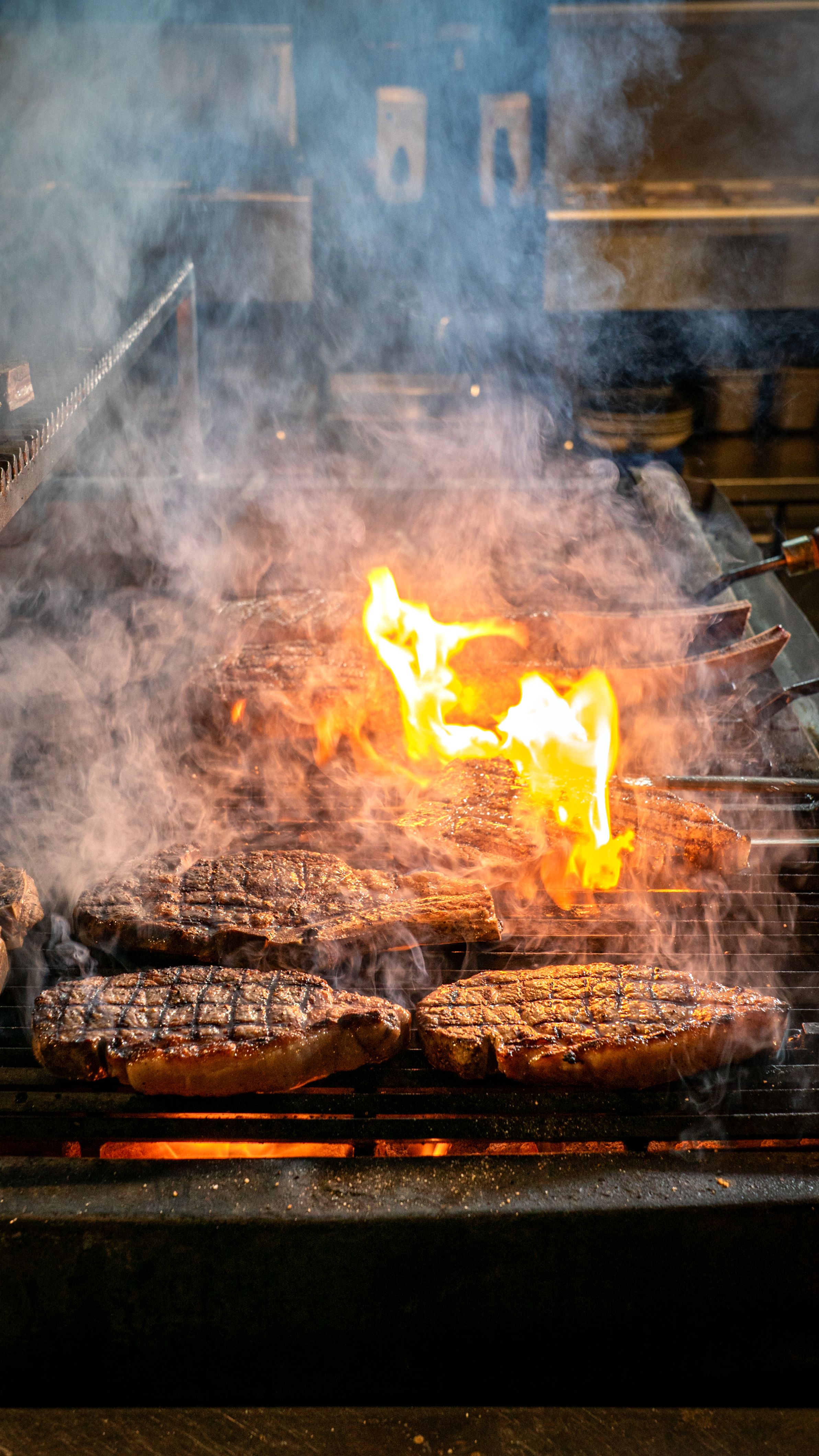 Grilled Fire-Grilled Duck over Open Flame