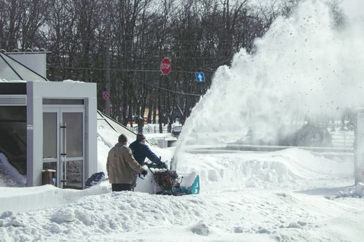 snow blower sidewalk
