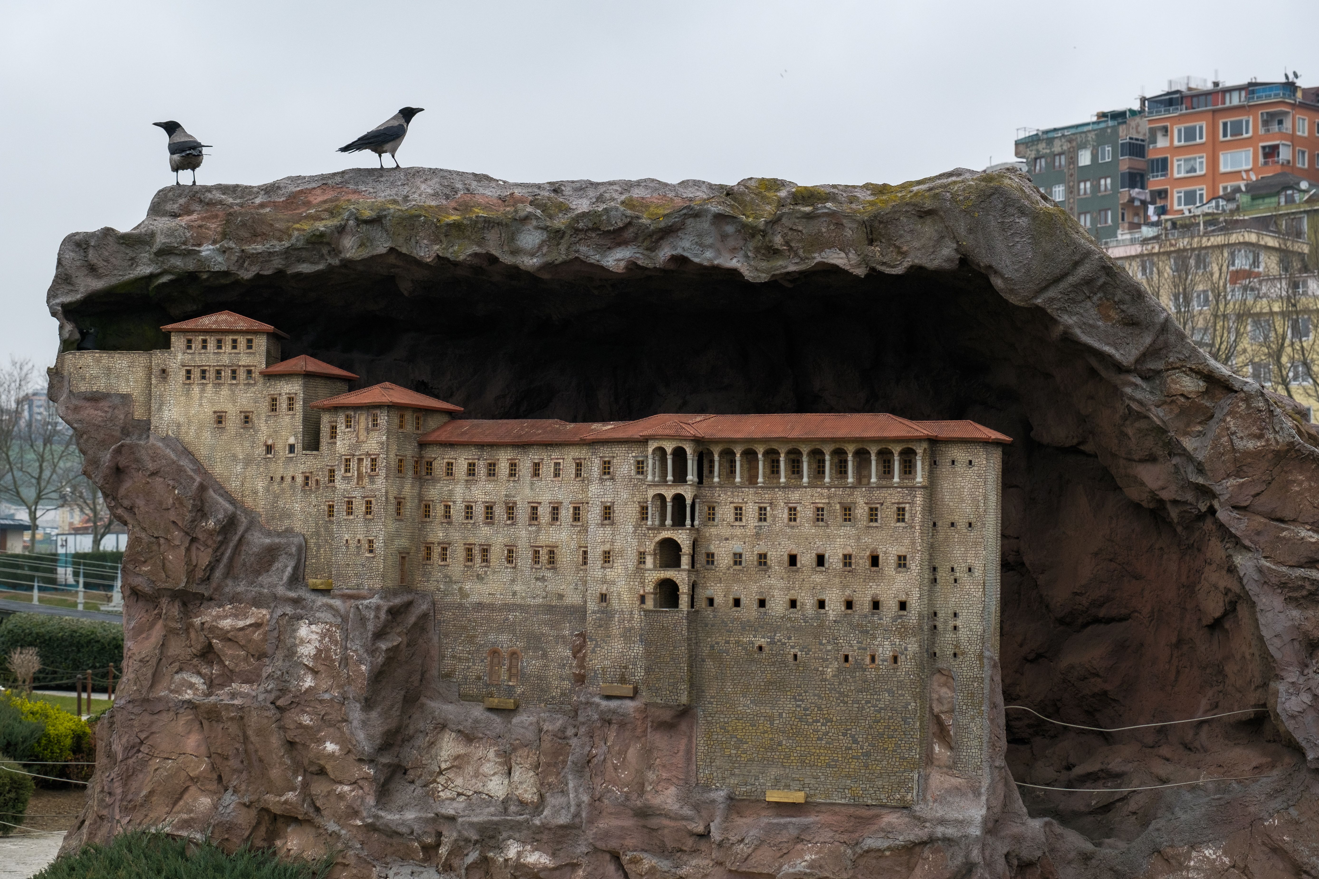 Miniature Model of Sumela Monastery in İstanbul Park · Free Stock Photo