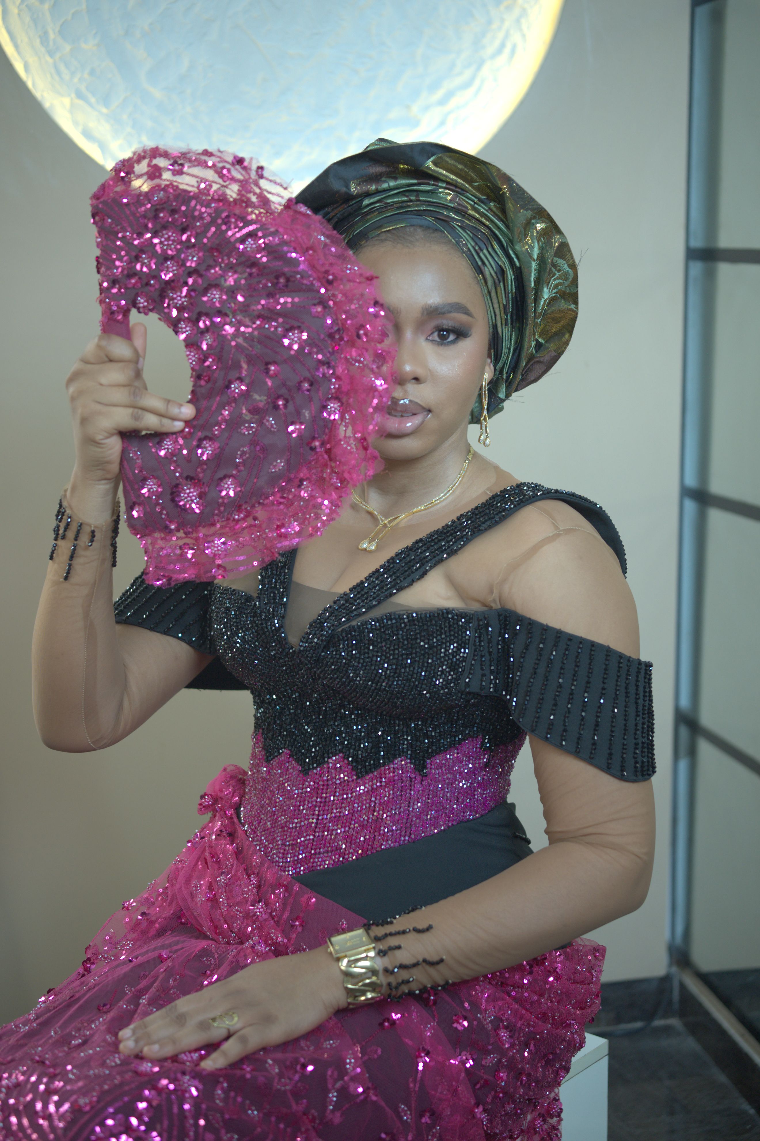 Elegant Portrait of Woman in Traditional Nigerian Attire