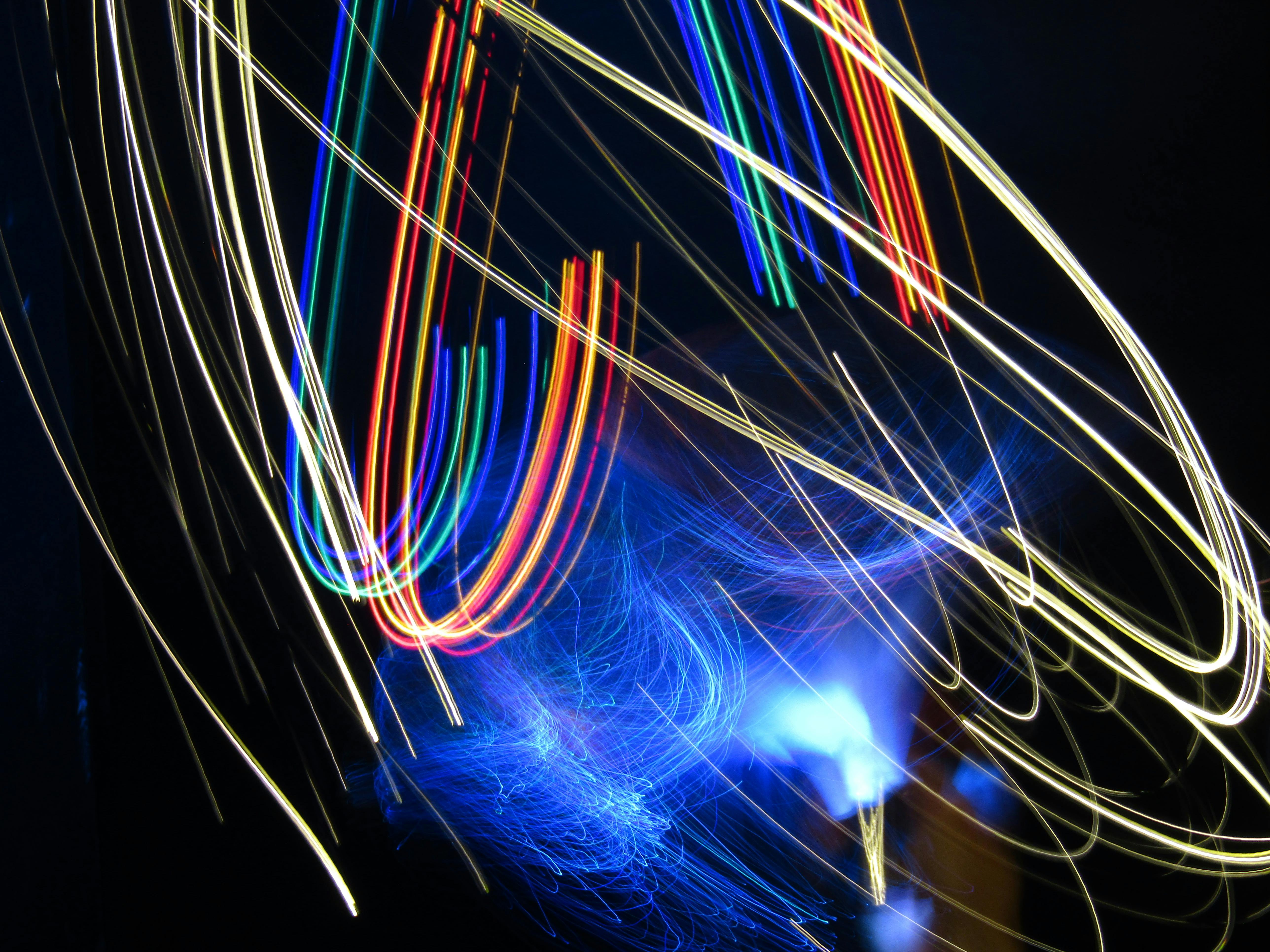 Free stock photo of luces de colores Stock Photo