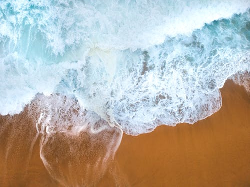 Free Bird's Eye View Photo of Beach Stock Photo