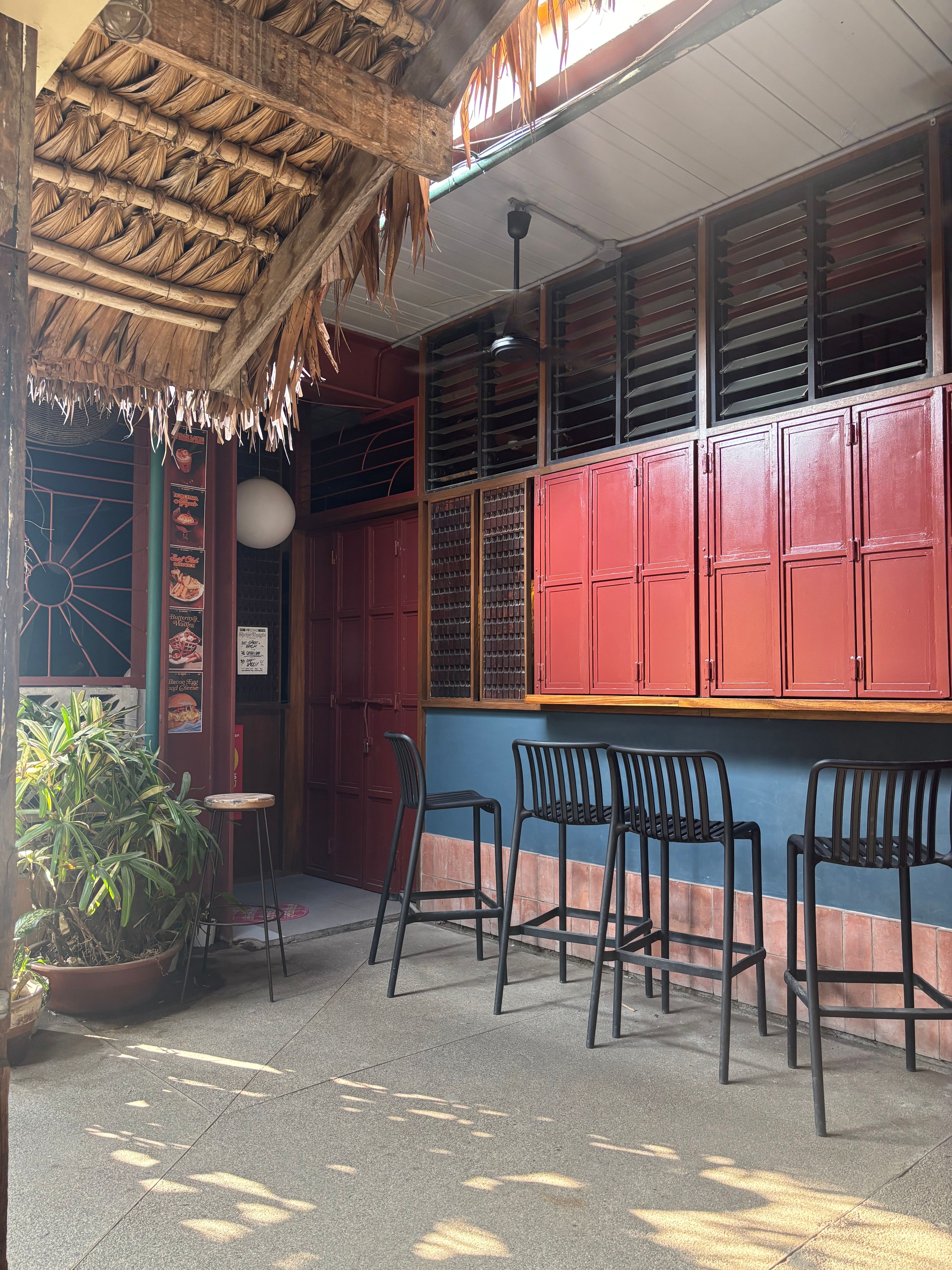 Cozy Outdoor Cafe with Rustic Design · Free Stock Photo