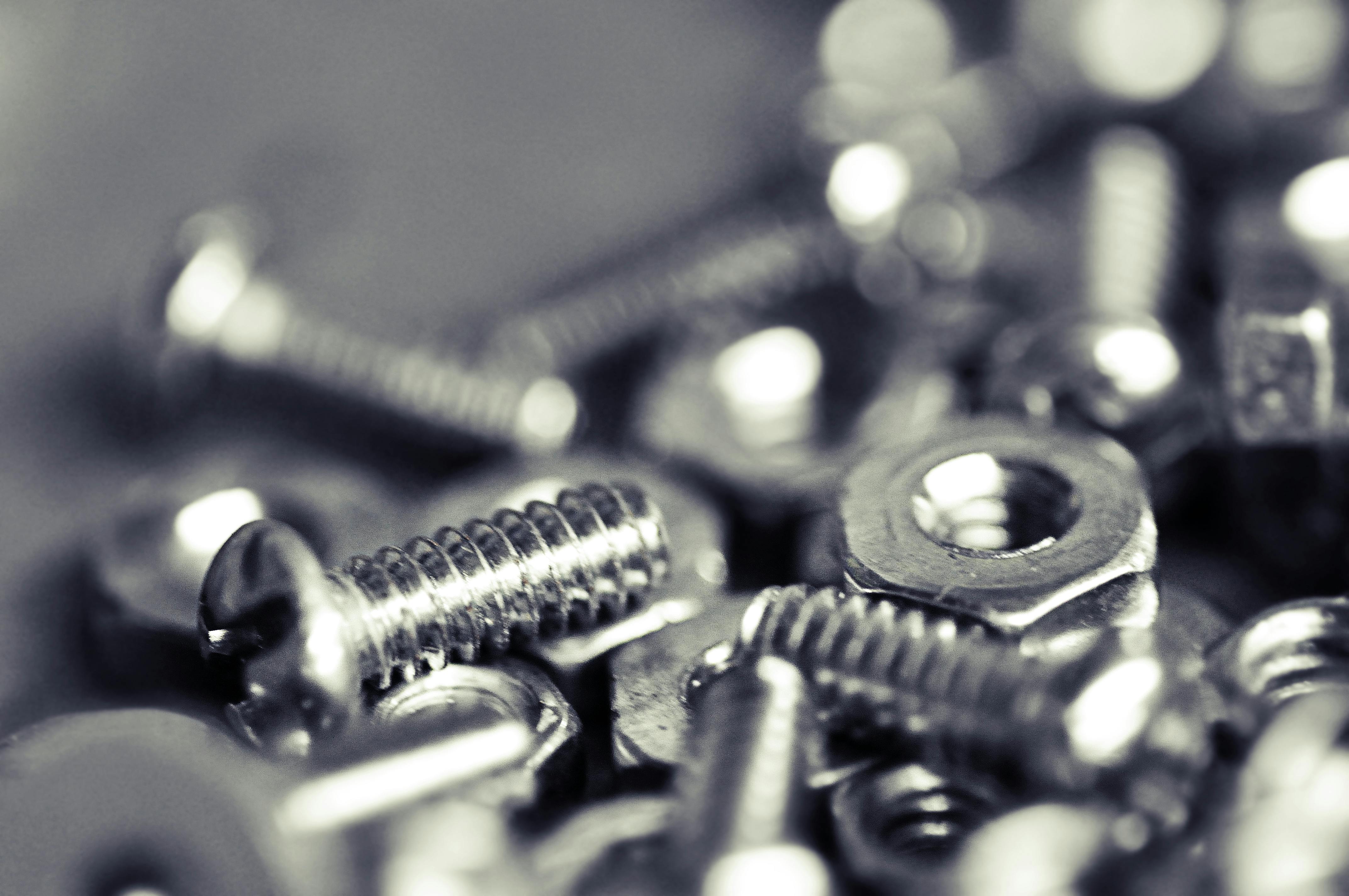 Free stock photo of bolt, nut, nuts and bolts