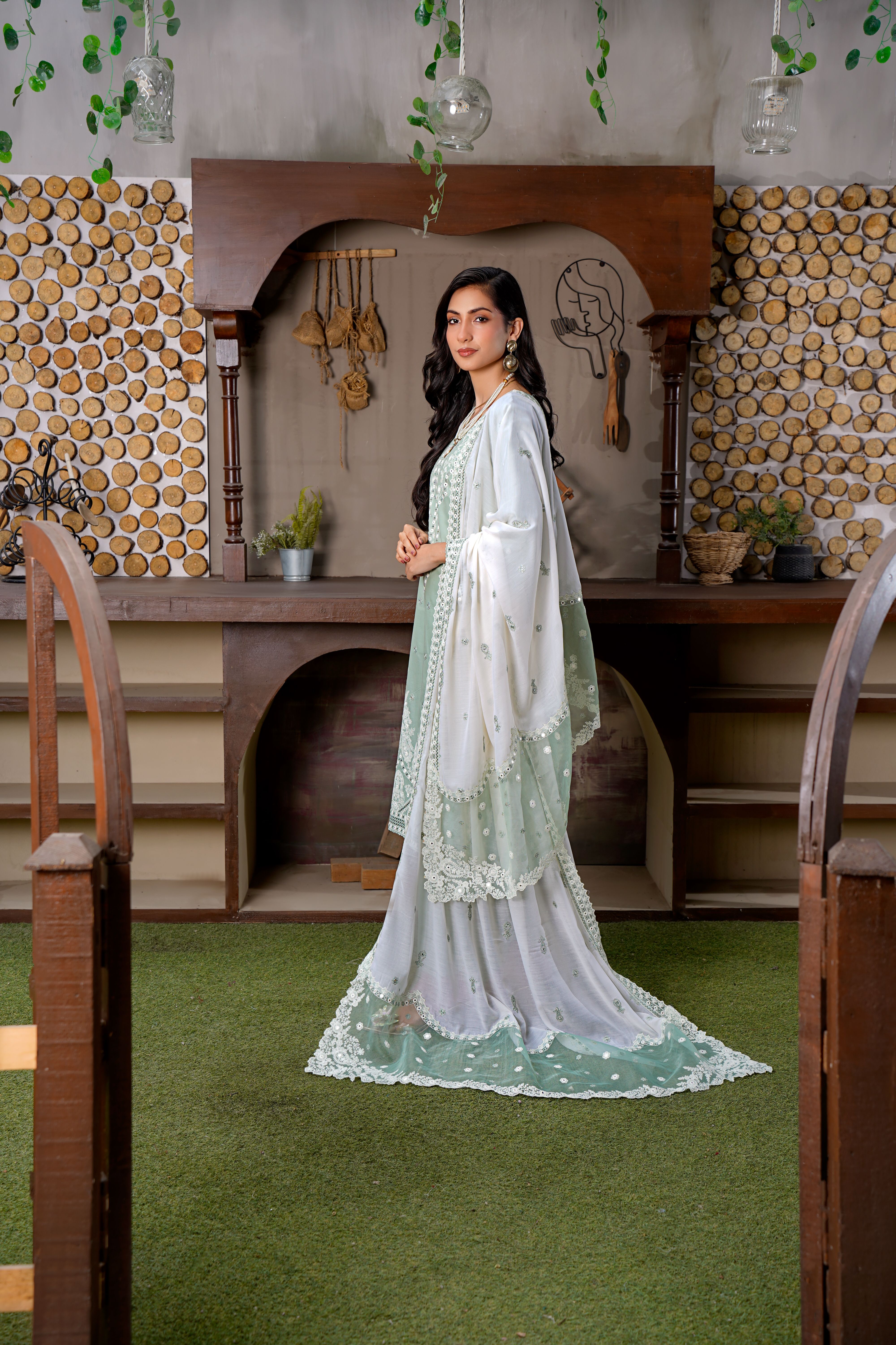 Stylish Embroidered Dress