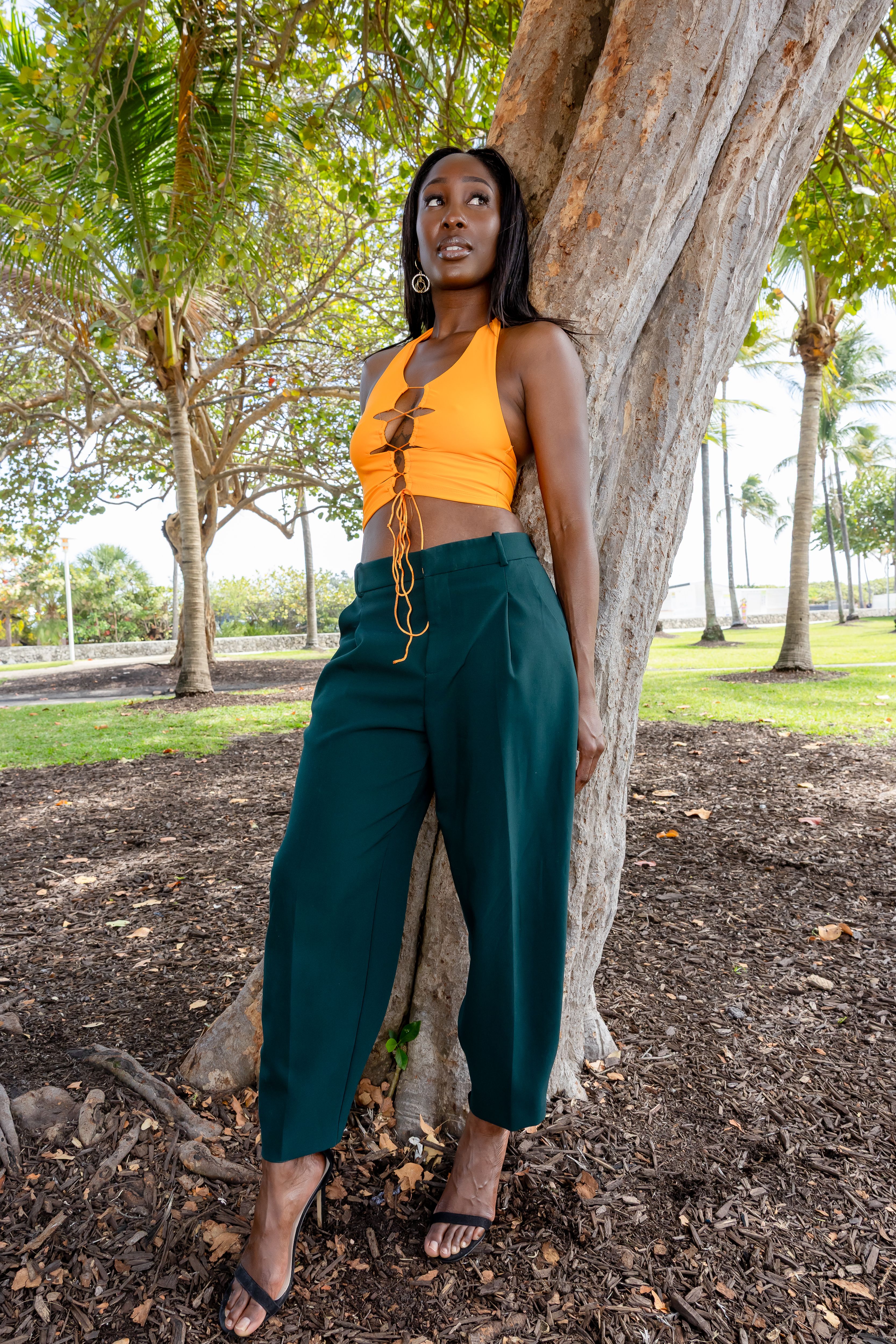 Calça Wide Leg