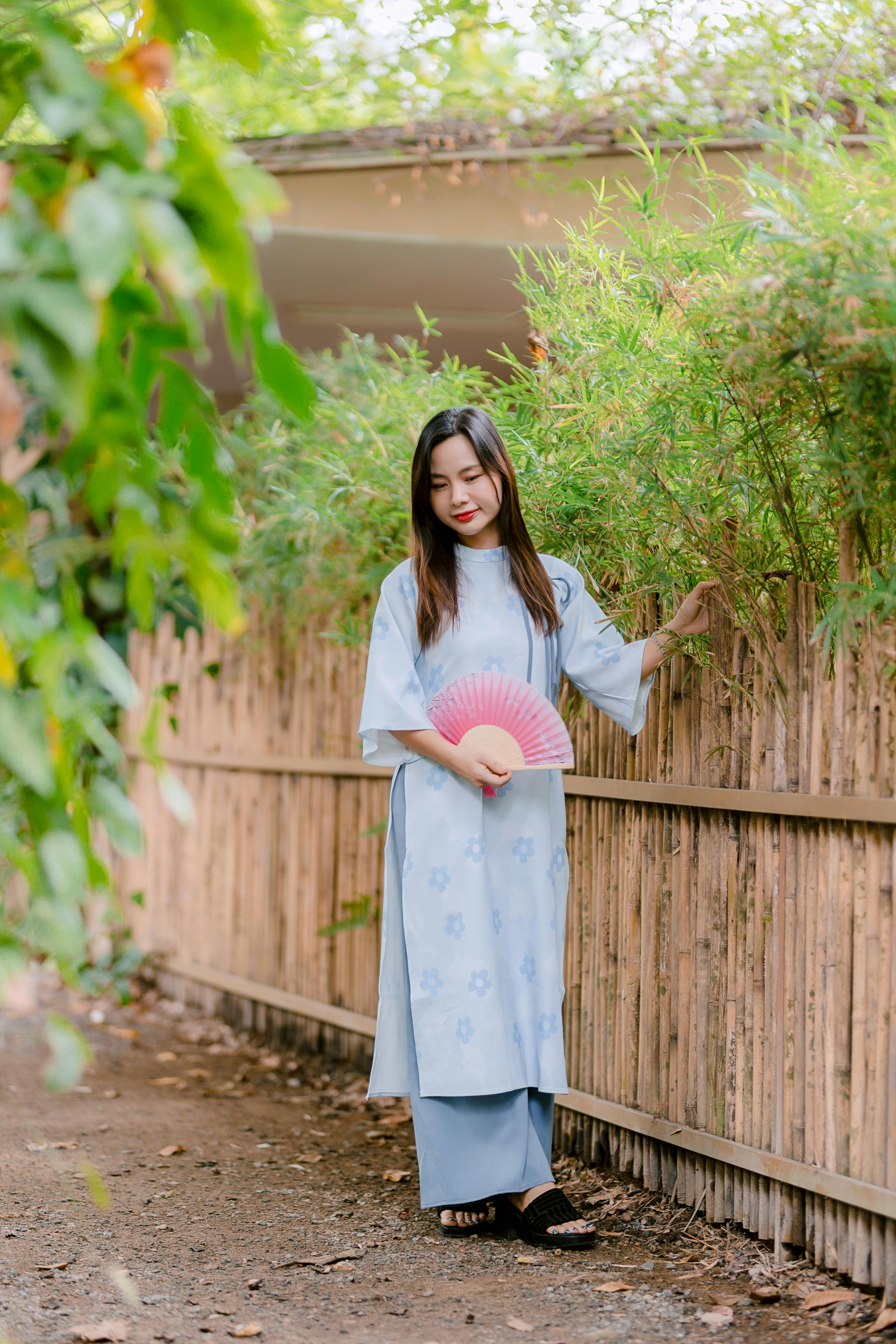 Gratis Immagine gratuita di abbigliamento culturale, ambiente naturale, bambù Foto a disposizione