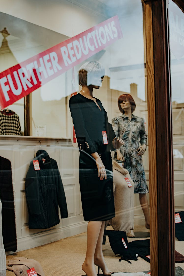 Black Dress On Mannequin