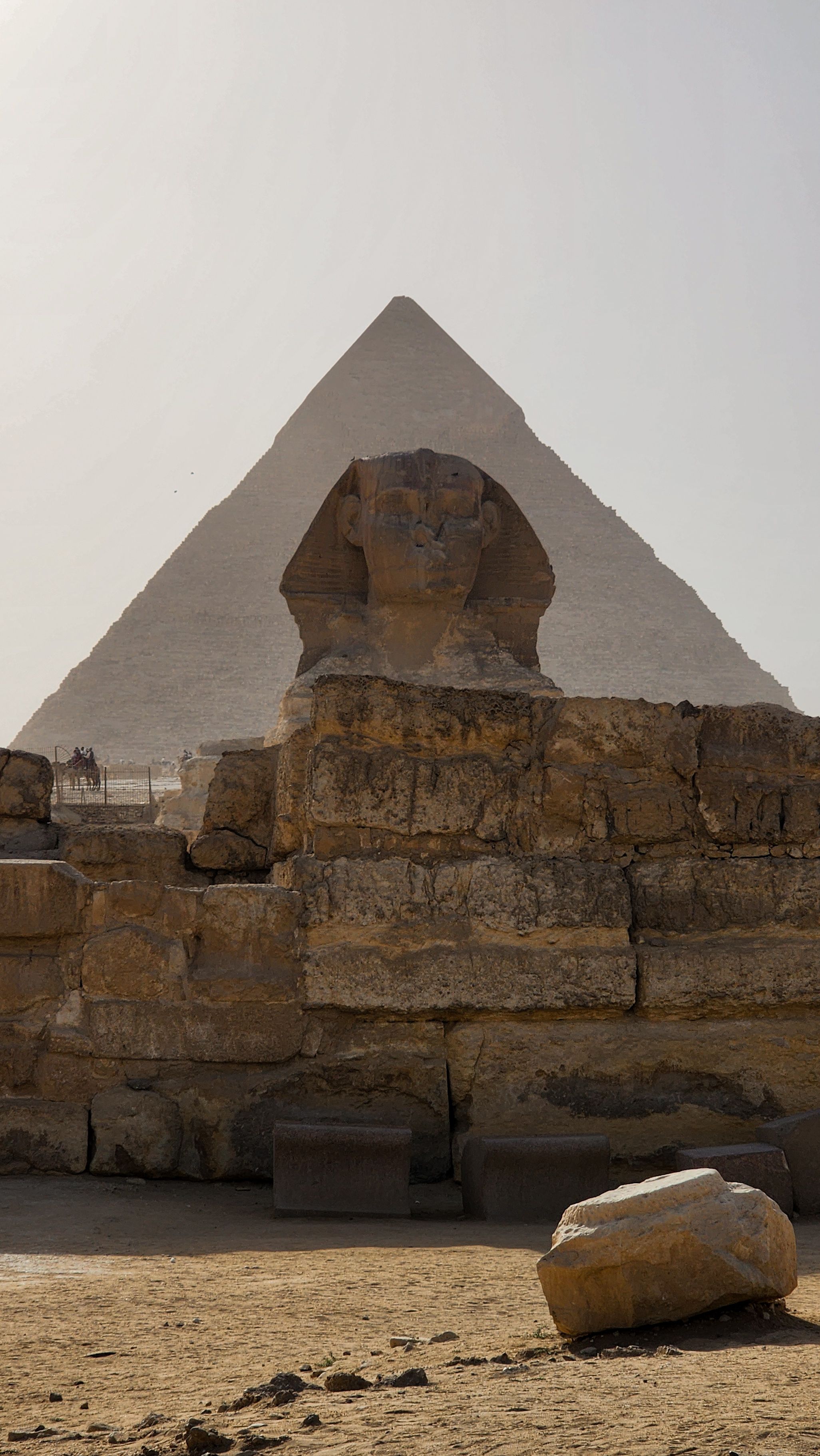 The Great Sphinx and Pyramid of Khafre in Giza, Egypt · Free Stock Photo