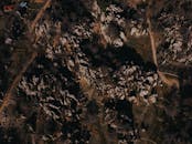 Aerial View of Rocky Terrain in Turkey