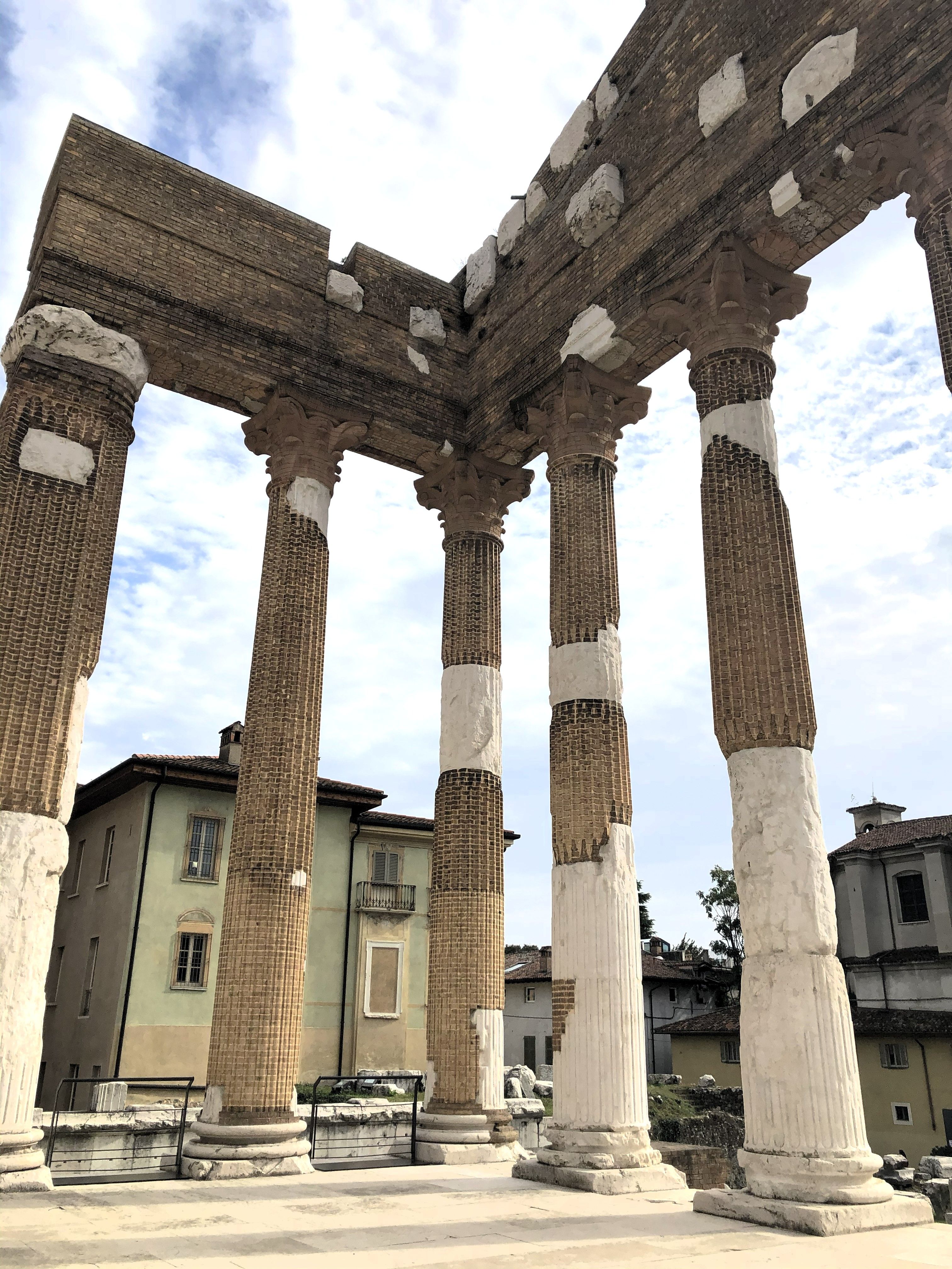Ancient Roman Columns at Capitolium of Brescia · Free Stock Photo