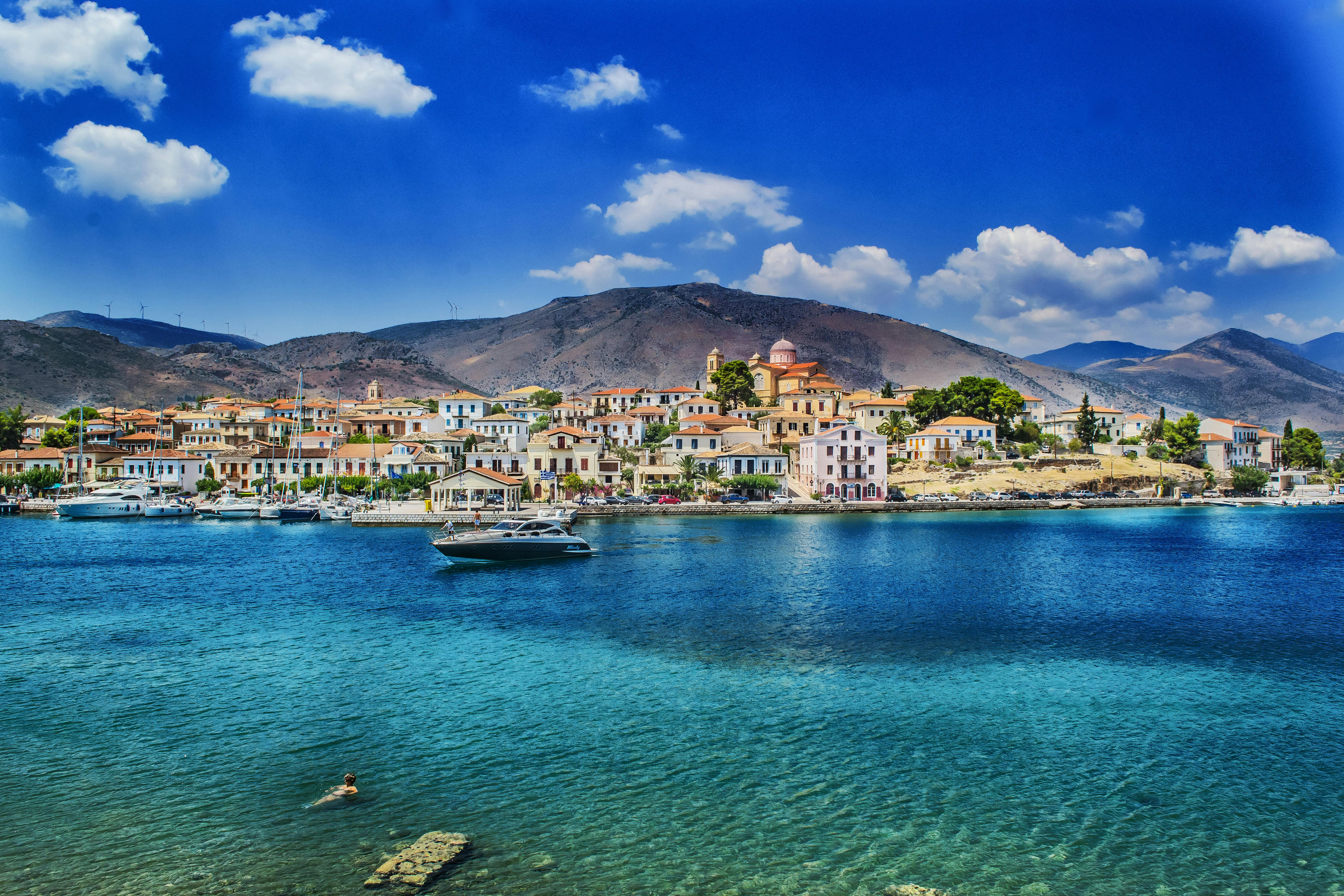 Beautiful Views Of The Mediterranean Sea Stock Photo - Download