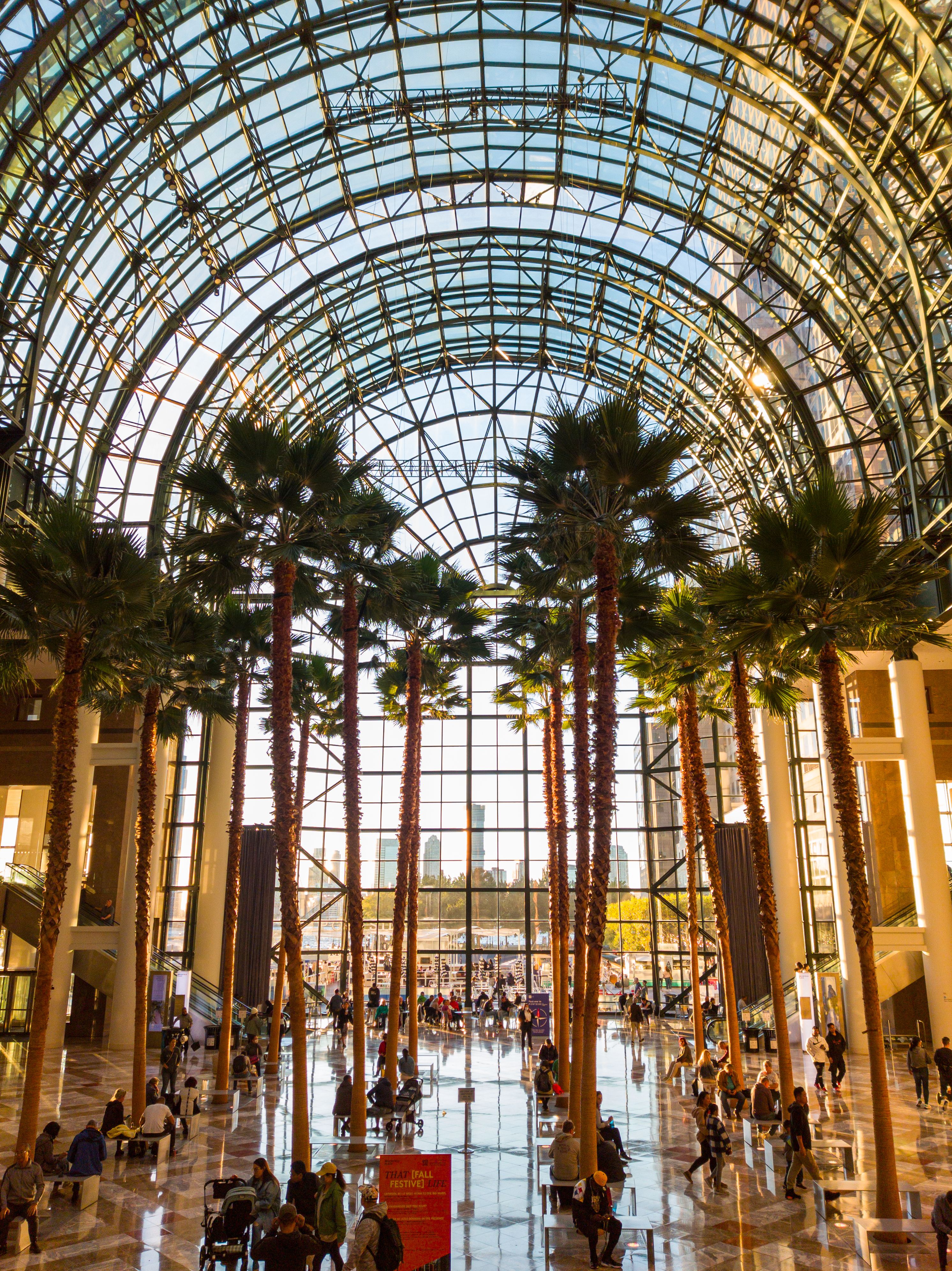 Iconic Winter Garden Atrium in New York City · Free Stock Photo