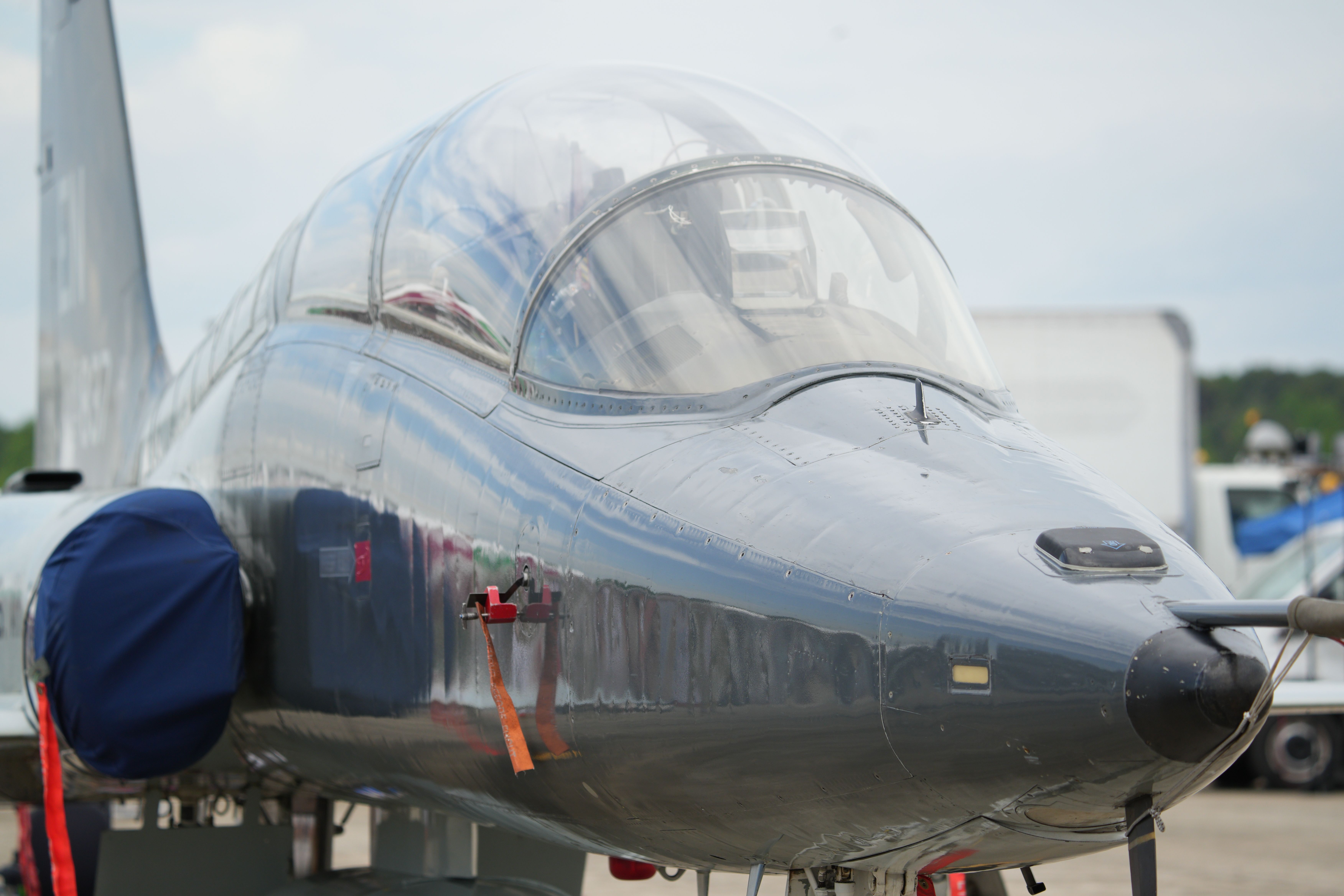 Close-Up of Fighter Jet at Airshow · Free Stock Photo