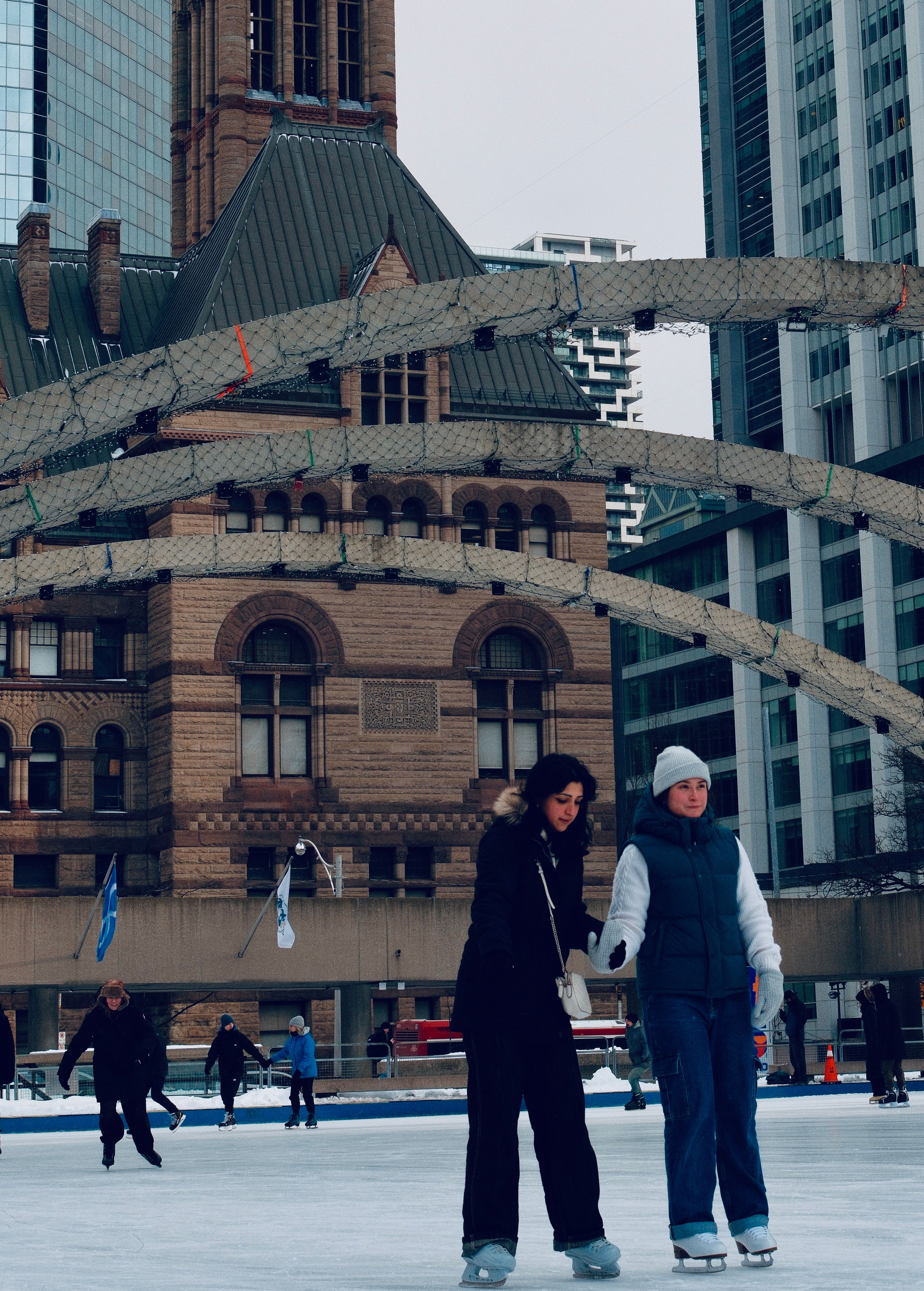Ice skating, Nathan Phillips Square
