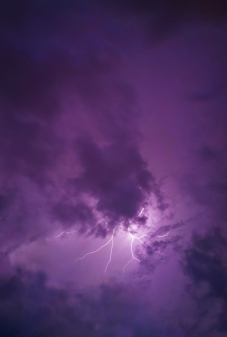 Photo Of Clouds With Thunder