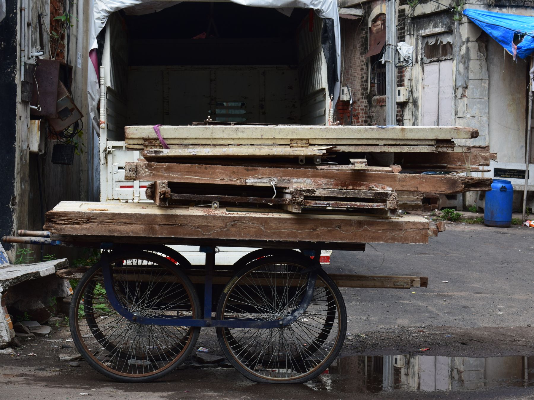Five Oak Green — house clearance team loading furniture into a van