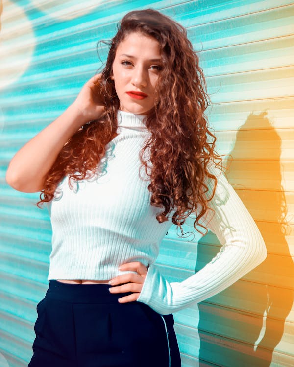 Photo of Woman With Curly Hair