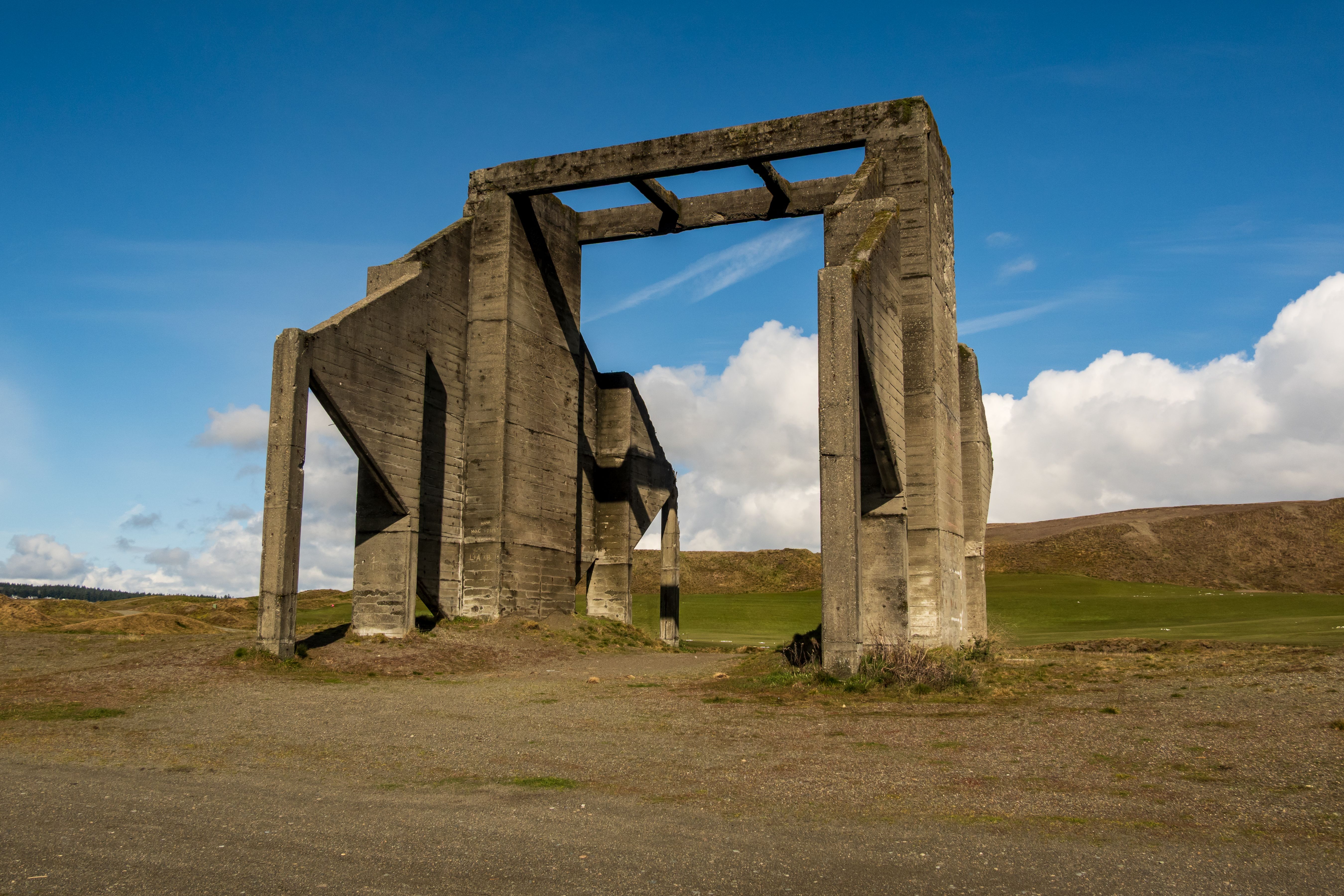 Abandoned Industrial Structure in Rural Landscape · Free Stock Photo