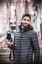 Photo Of Man Wearing Black Bubble Jacket