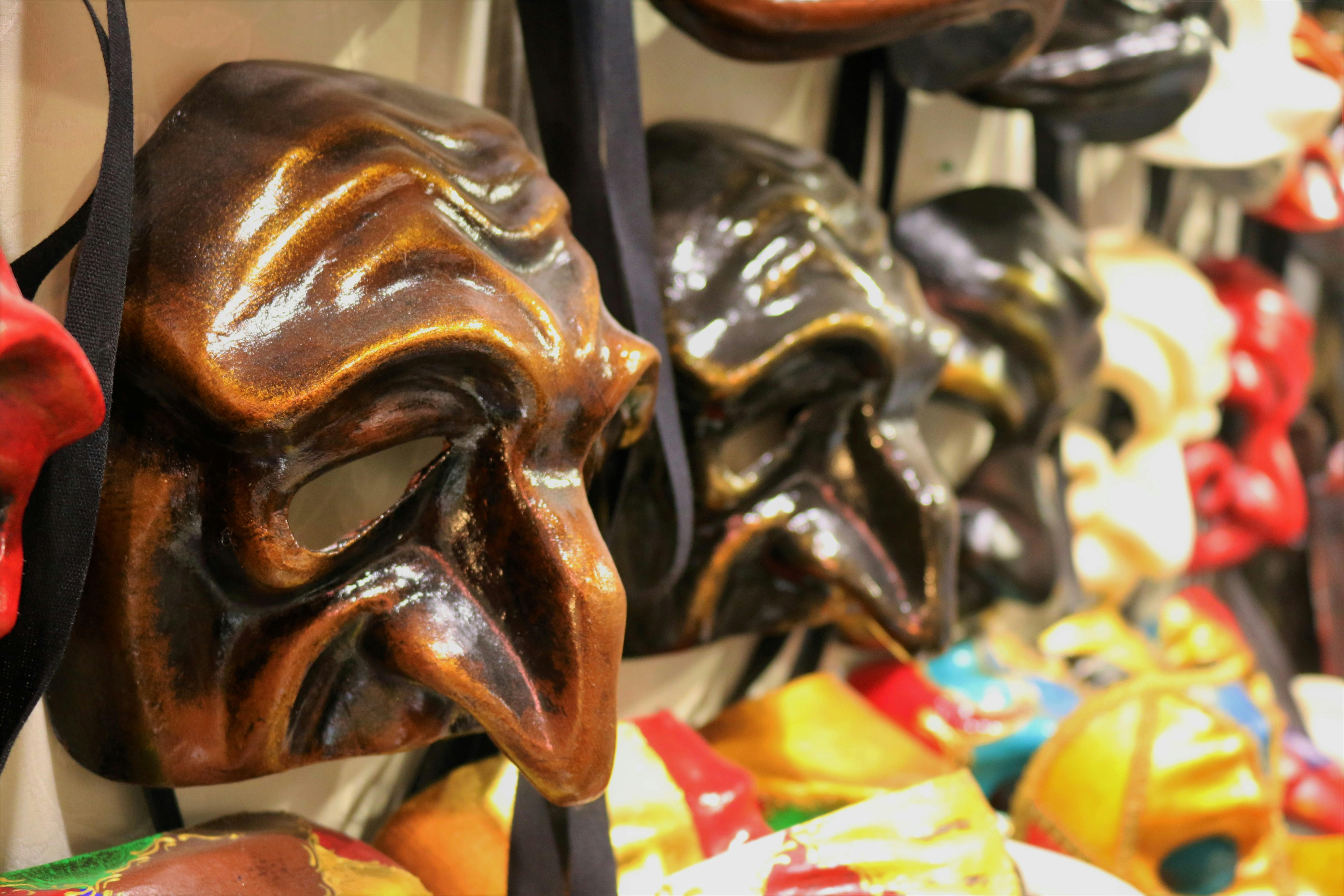 Foto de stock gratuita sobre antifaces, máscaras, mascaras venecianas