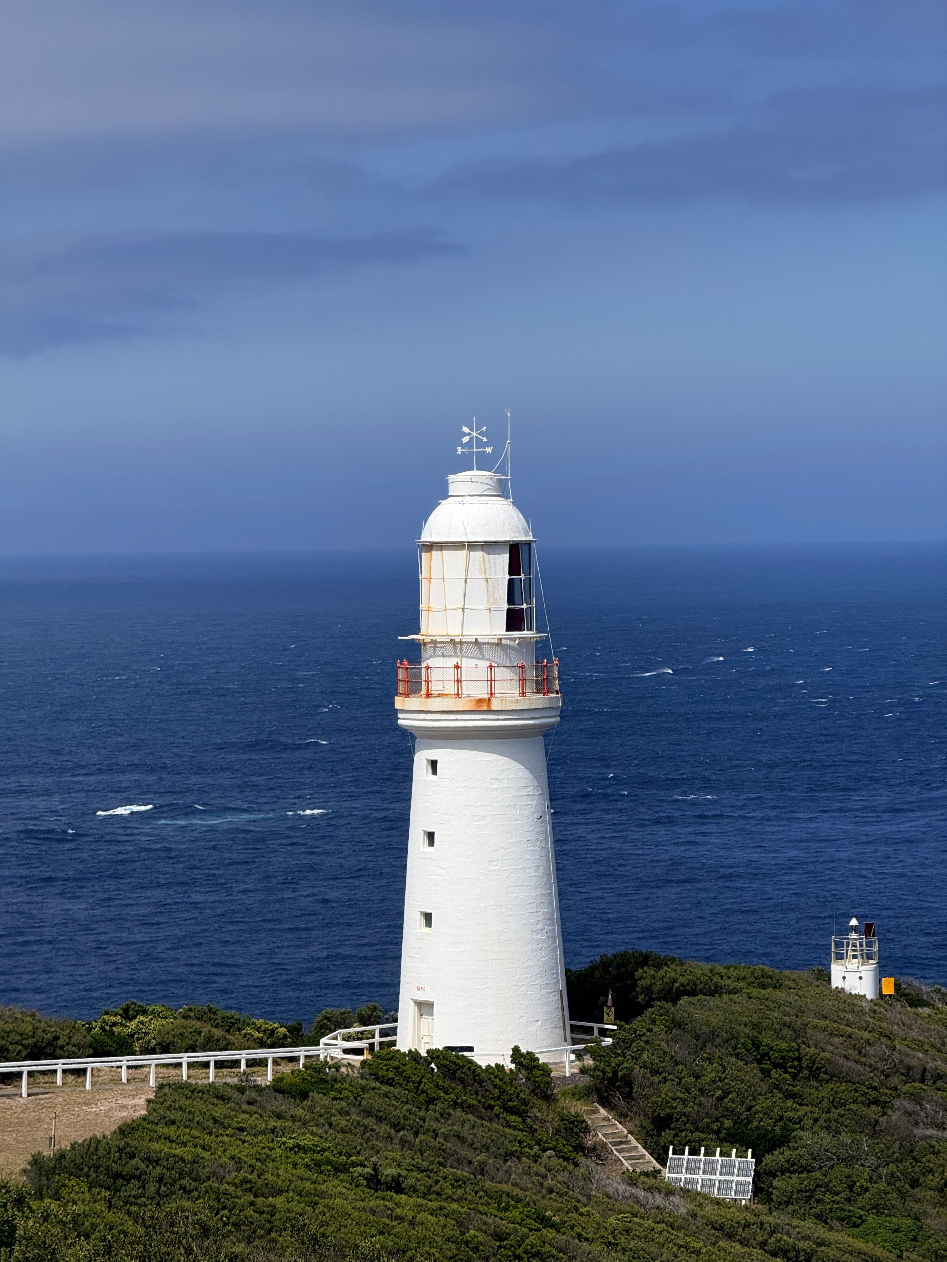 Iconic Cape Otway Lighthouse overlooking the ocean · Free Stock Photo