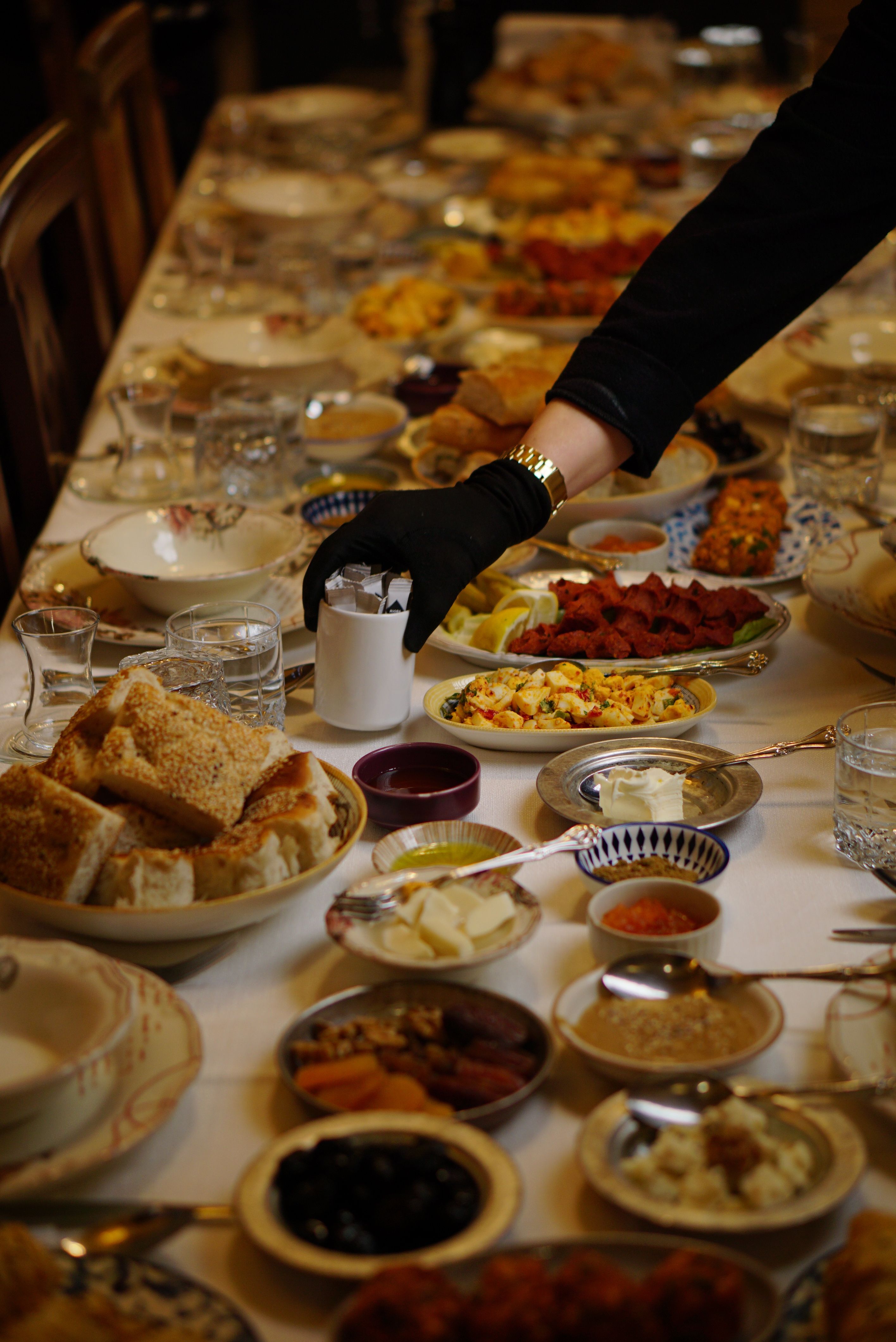 Traditional Turkish Dining Table Spread · Free Stock Photo