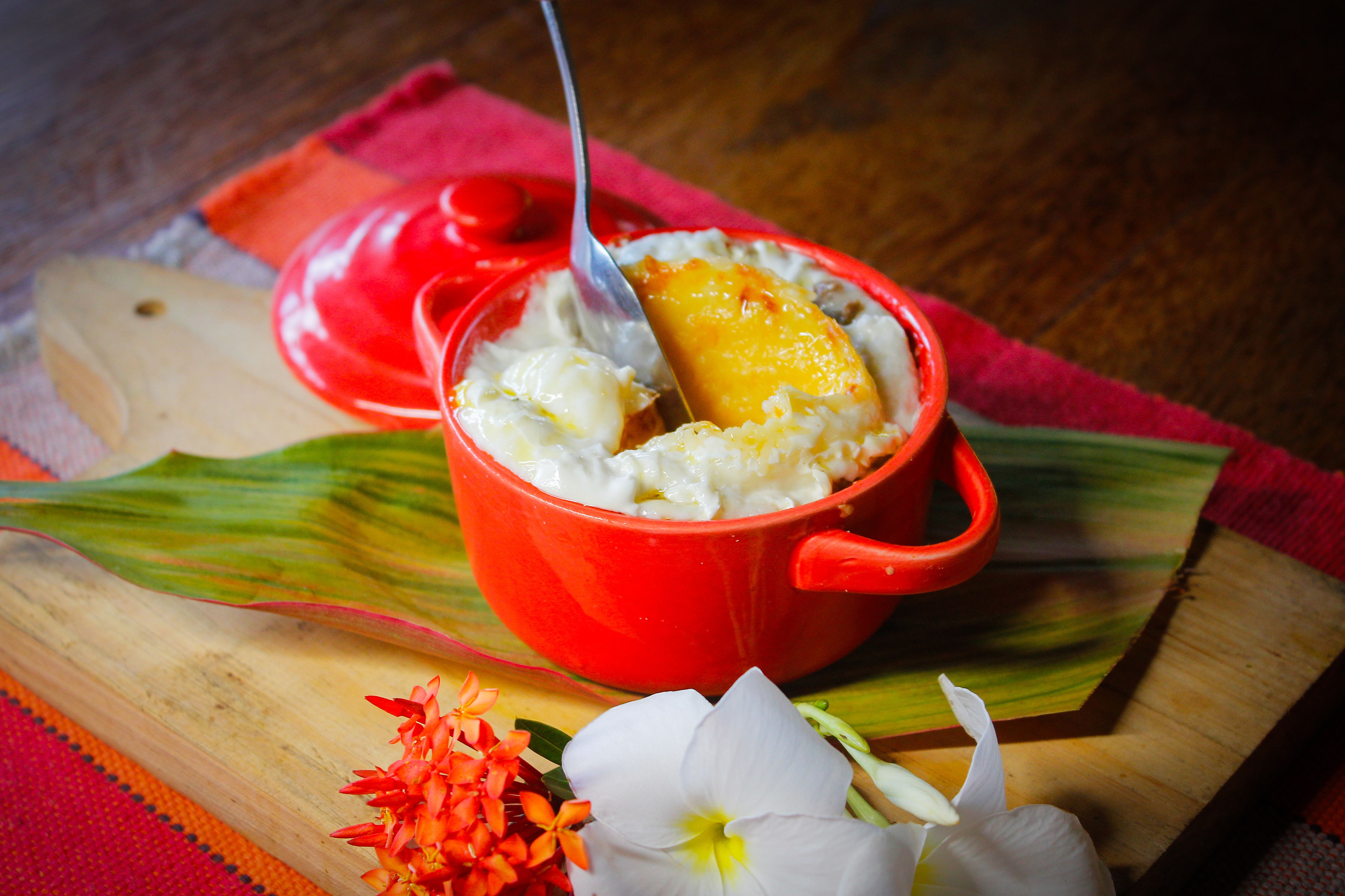 Roasted Garlic Lasagna with Garlic Cream