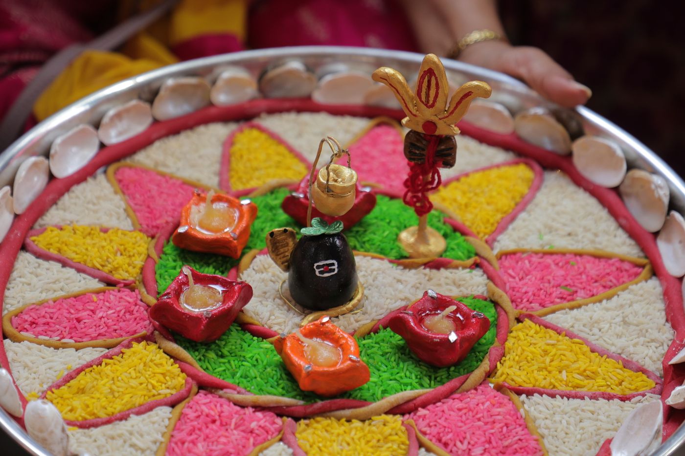 Vrindavan inspired wedding theme