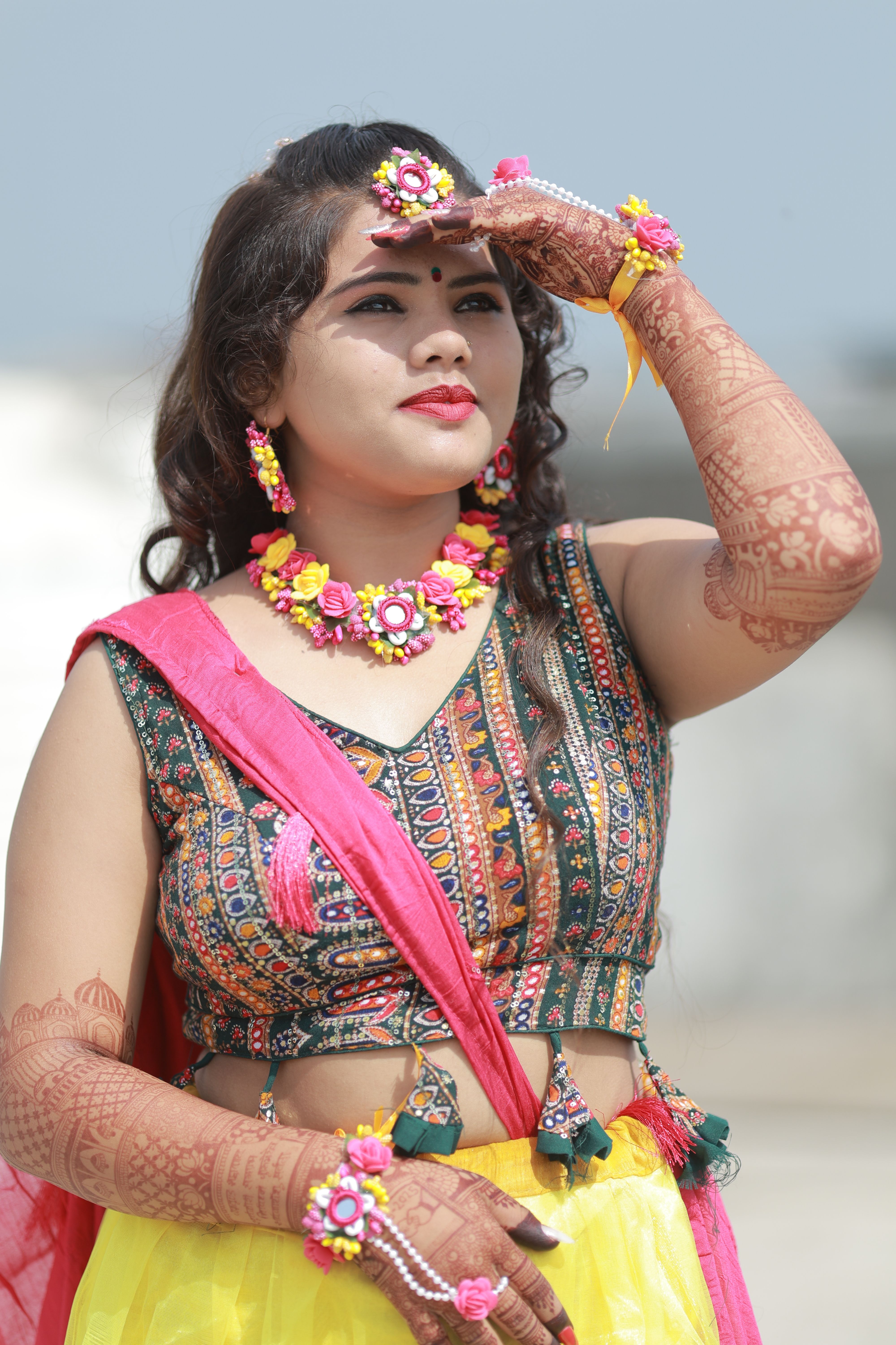 Sangeet, baraat and varmala decor