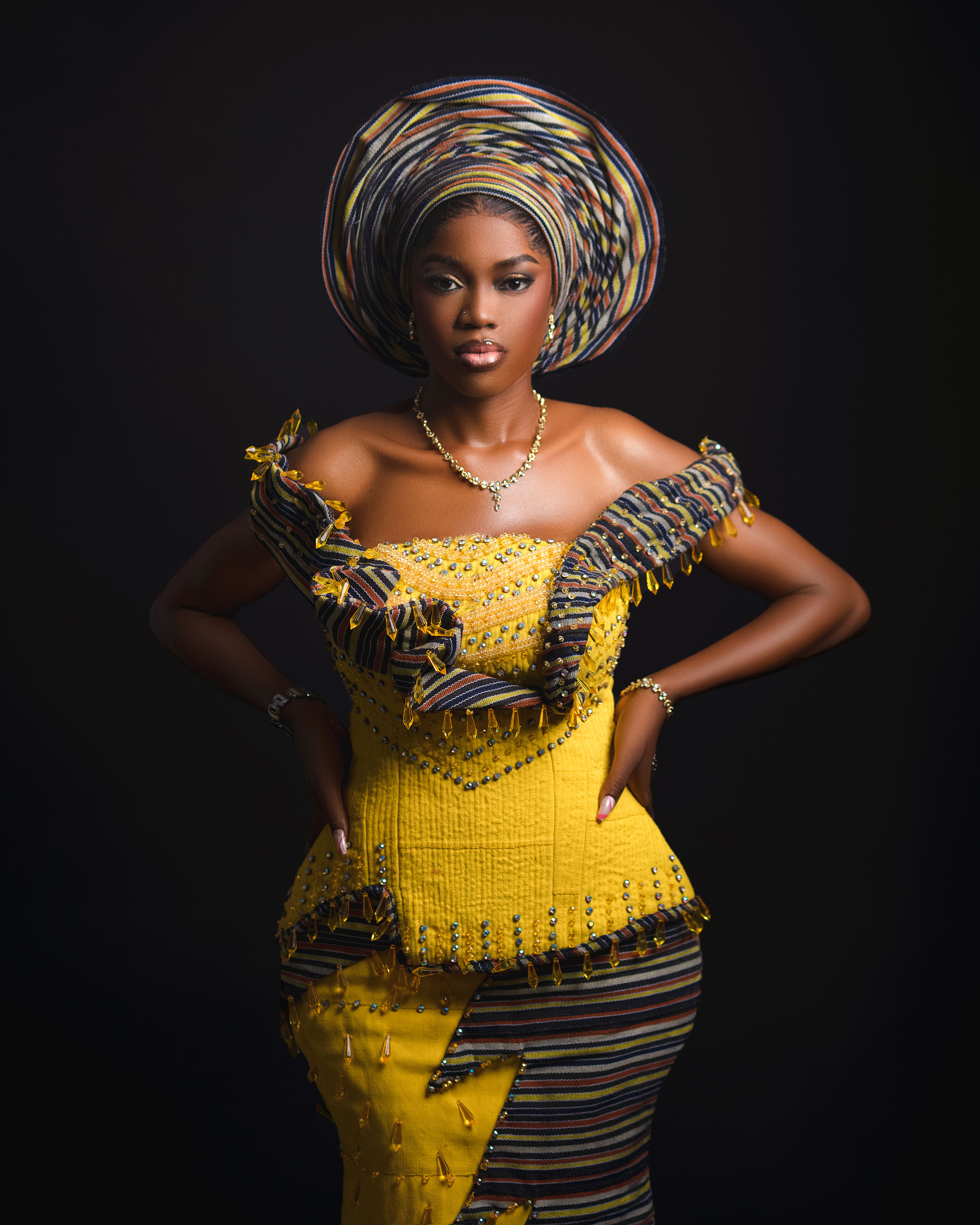 Elegant Woman in Traditional African Attire · Free Stock Photo