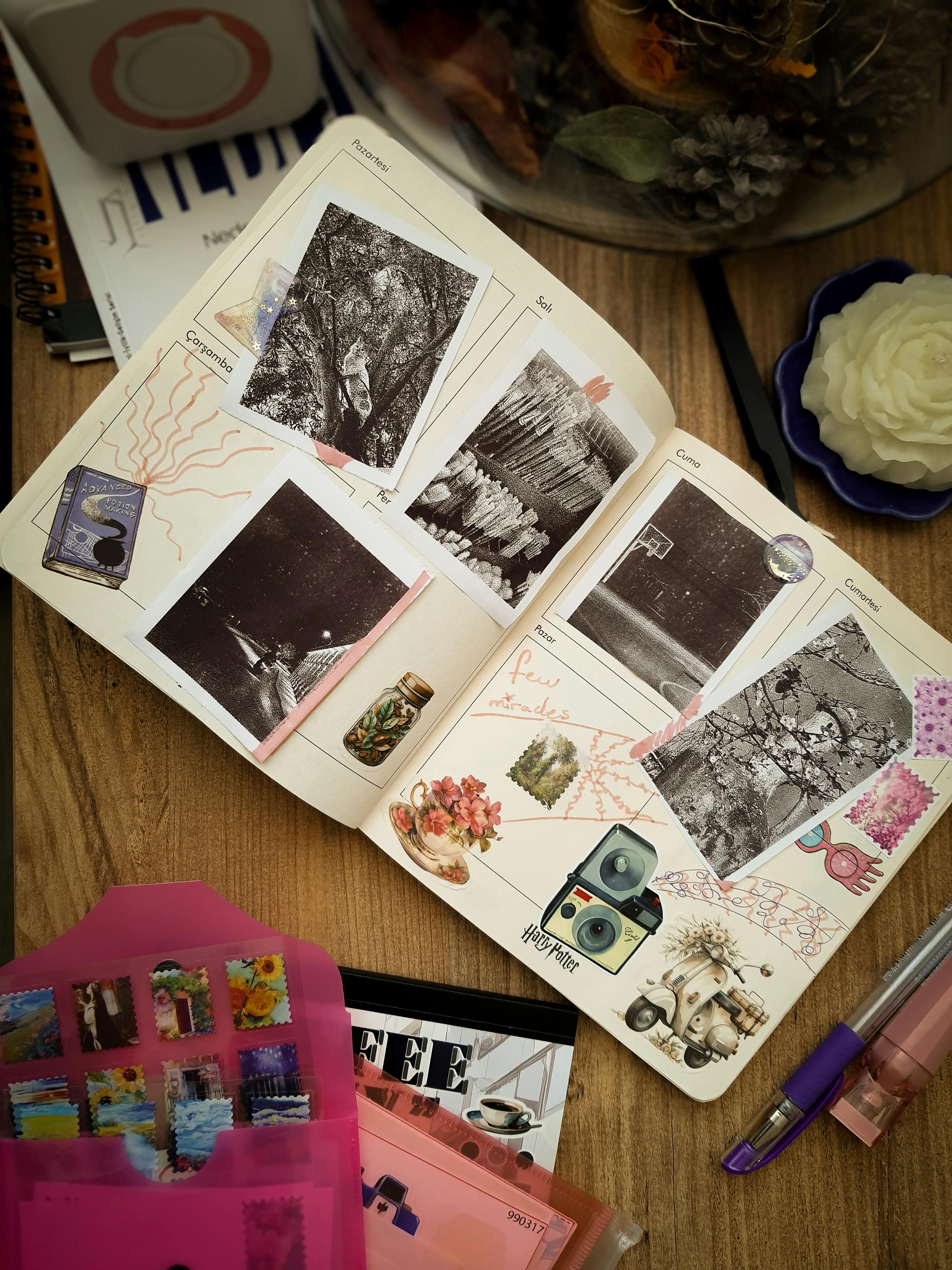 Miễn phí Một bố cục album ảnh nghệ thuật với những bức ảnh cổ điển và các yếu tố trang trí, hoàn hảo để lấy cảm hứng. Ảnh lưu trữ