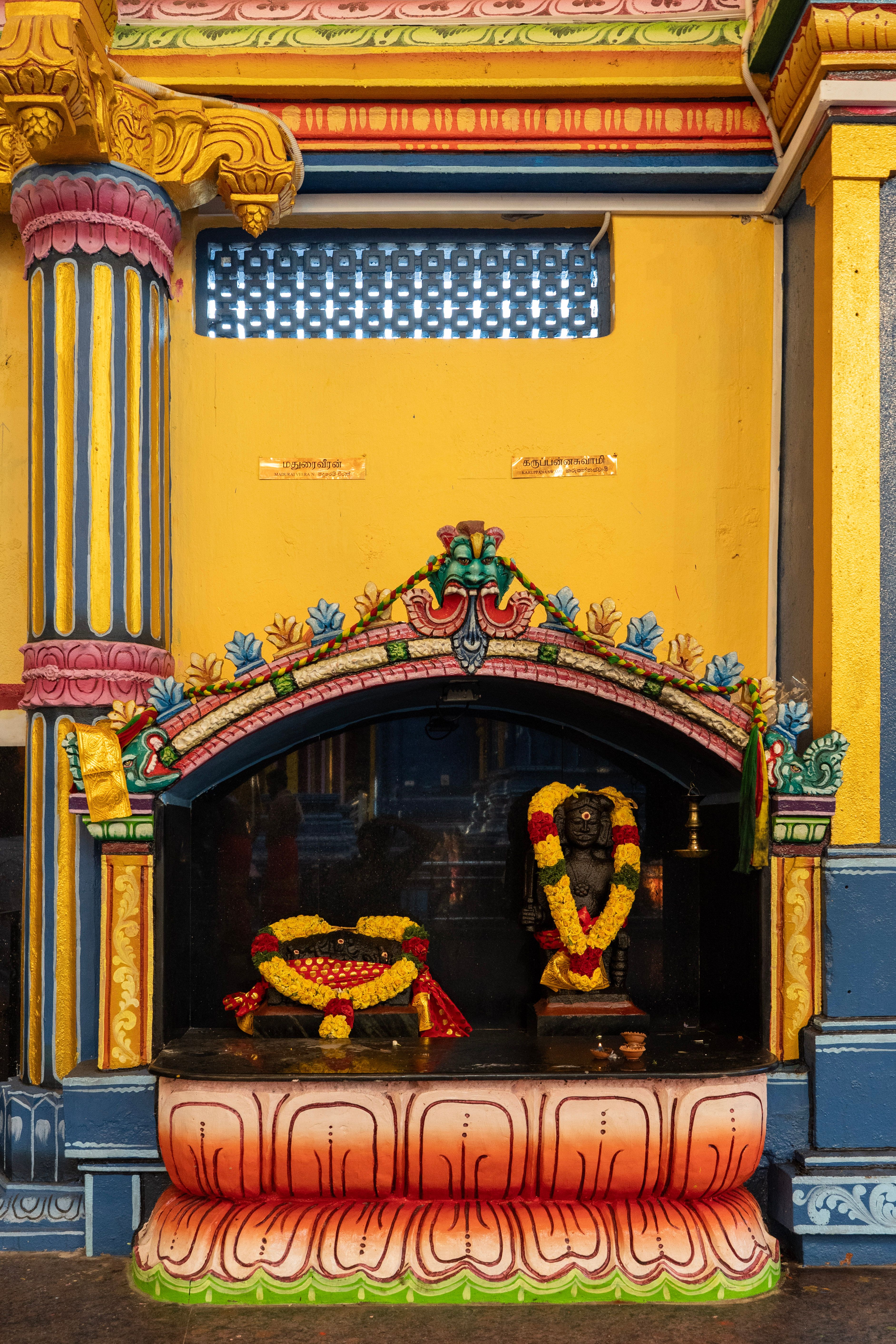 Vibrant Temple Altar in Matale, Sri Lanka · Free Stock Photo
