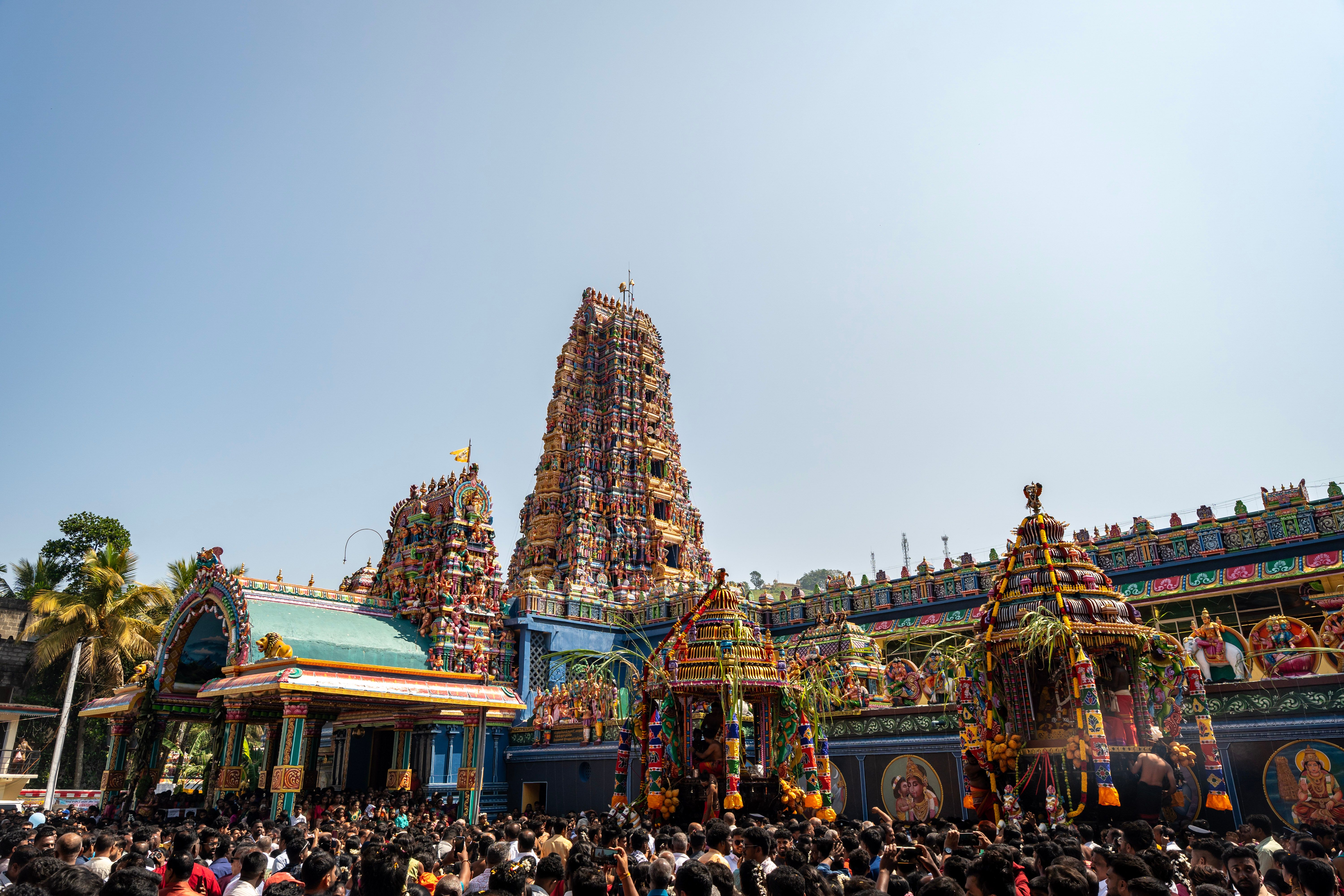 Colorful Theru Festival at Matale Temple · Free Stock Photo