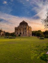 Lodhi Gardens at sunset