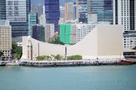 Victoria Harbour Hong Kong with Tsim Sha Tsui Promenade