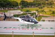 Helicopter on Helipad at Expo Directa Cotrijal