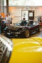 Classic Sports Car at Indoor Car Show