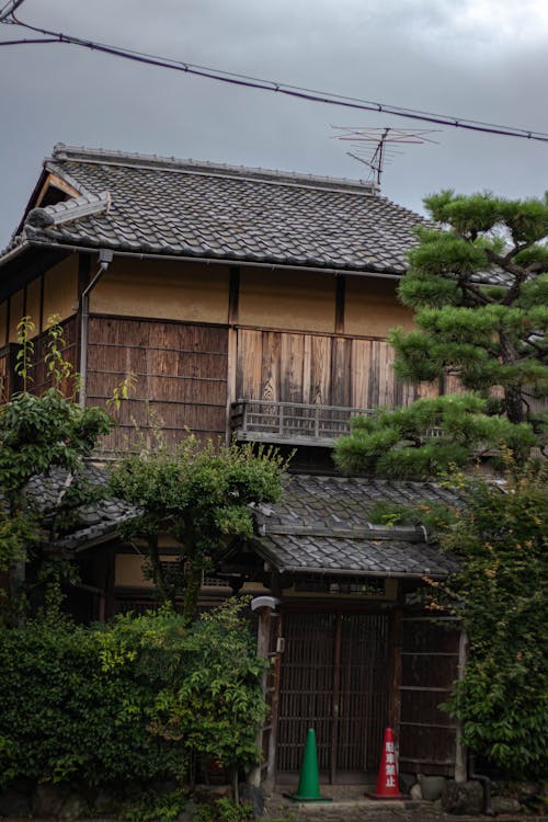 Foto d'estoc gratuïta de casa de fusta, fons de pantalla, Japonès