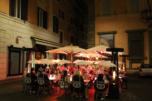 Trastevere Rome at night