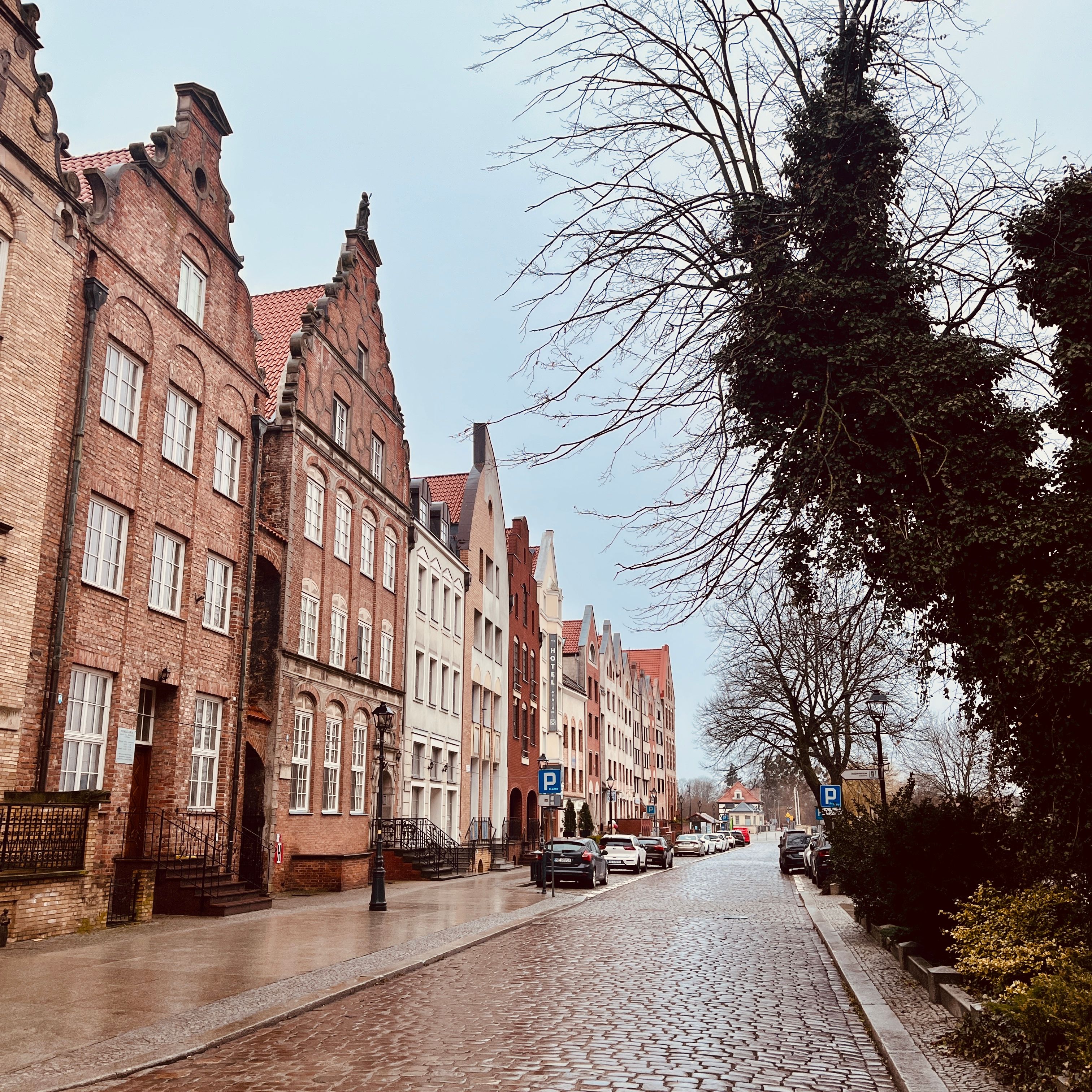 Charming European Street with Historic Architecture · Free Stock Photo