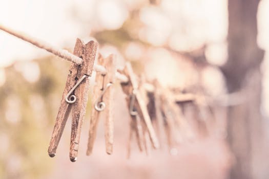 Free stock photo of wooden, laundry, washing, clothes line