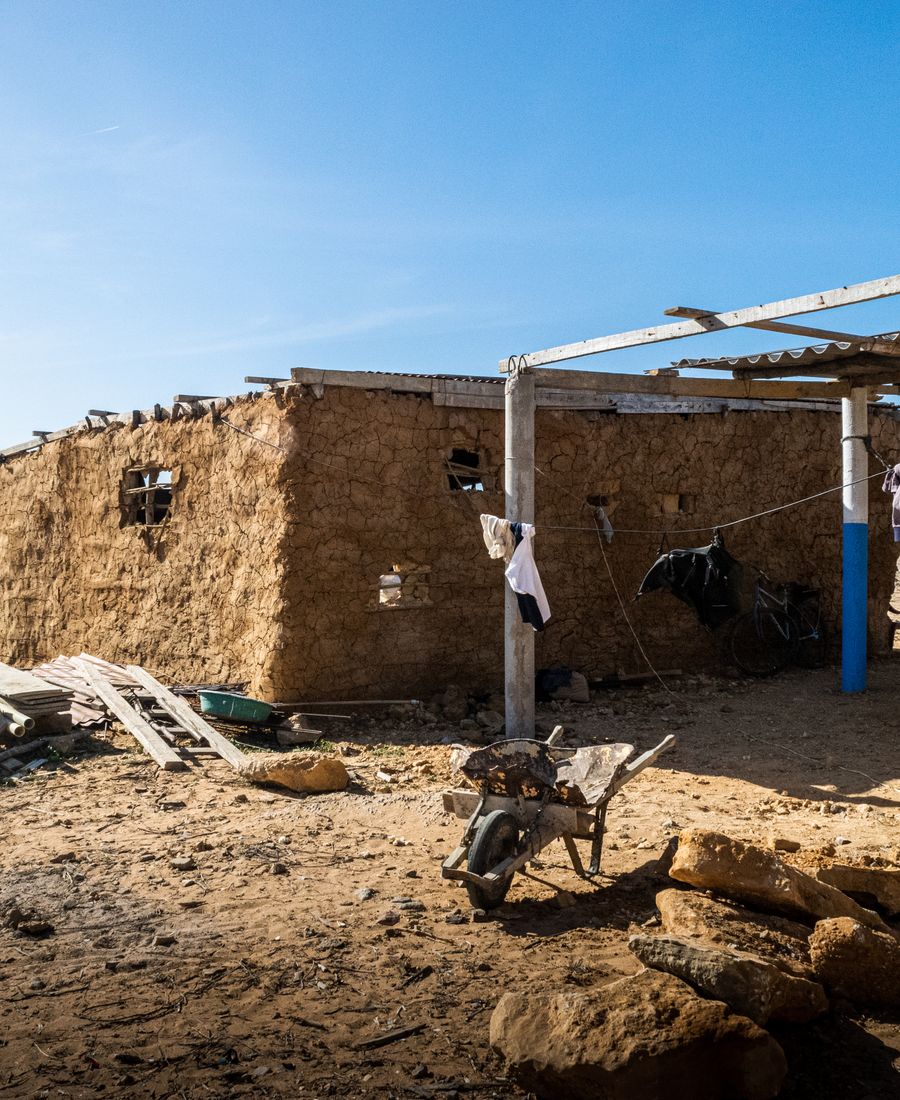 An old mud-brick house, La Guajira