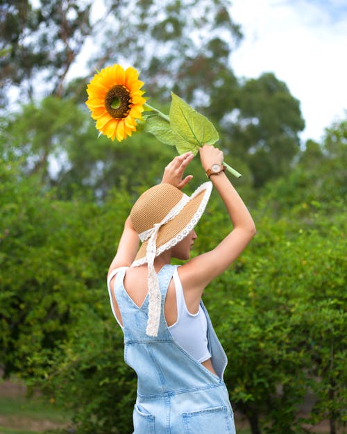 Photo Of Person Holding Sunflower