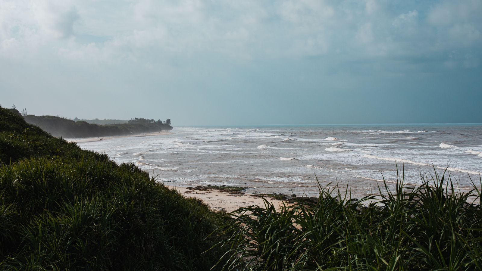 Scenic coastal landscape with ocean view, Benin
