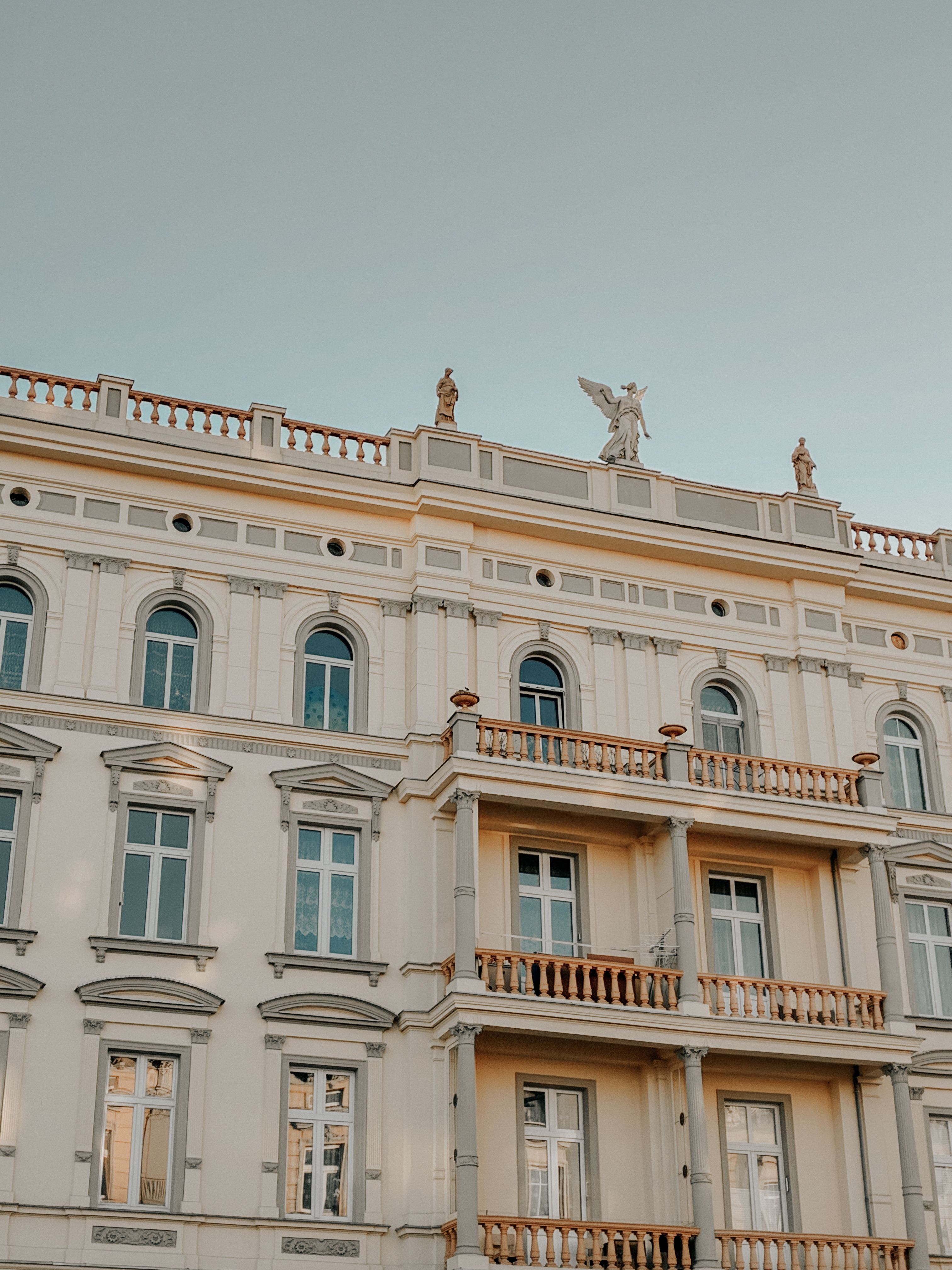 Elegant Neoclassical City Building Facade · Free Stock Photo