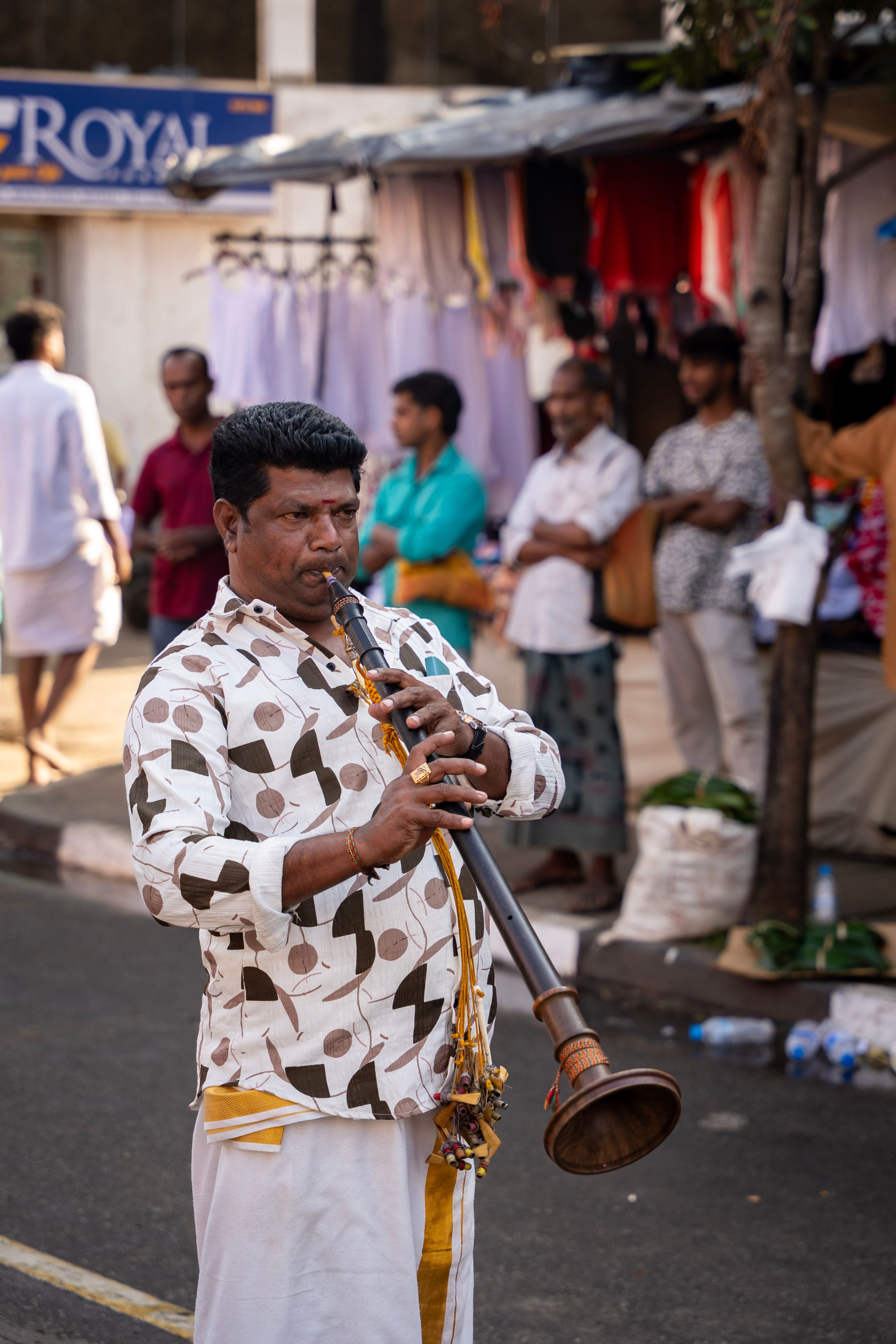 Street Musician Playing Traditional Instrument at Festival · Free Stock ...