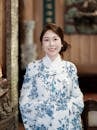 Portrait of Woman in Traditional Asian Attire